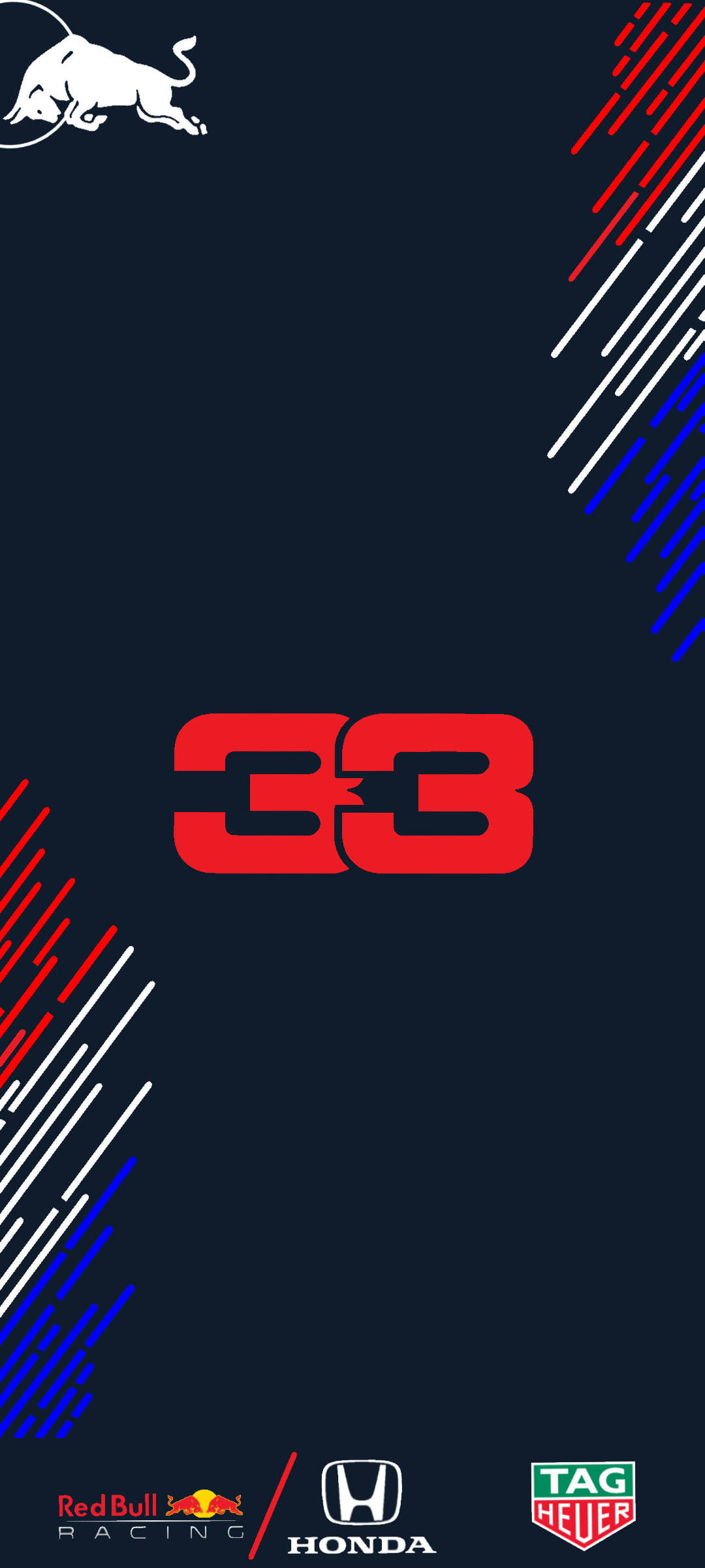 F1 Max Verstappen 33 Numaralı iPhone Duvar Kağıdı
