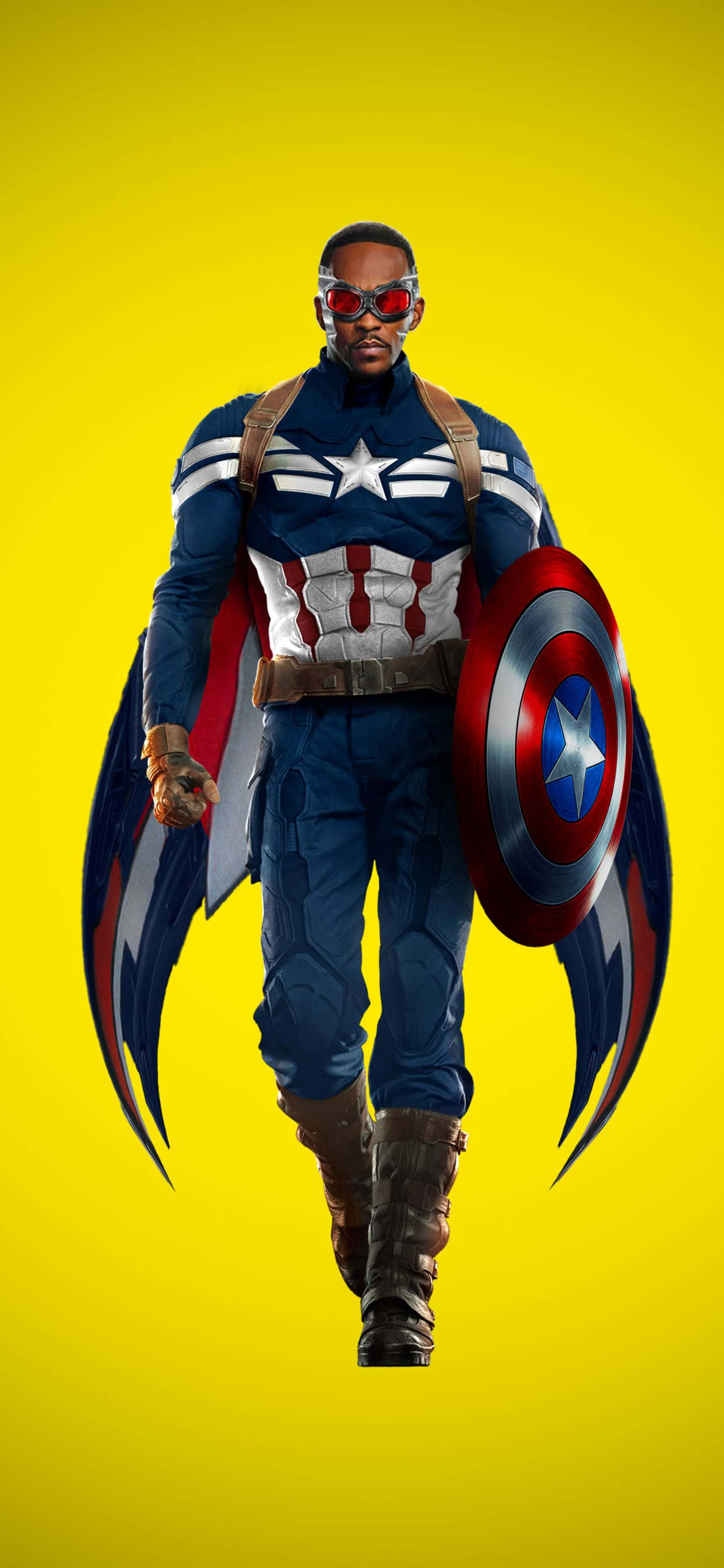 Falcon Marvel Kaptan Amerika Olarak Duvar Kağıdı