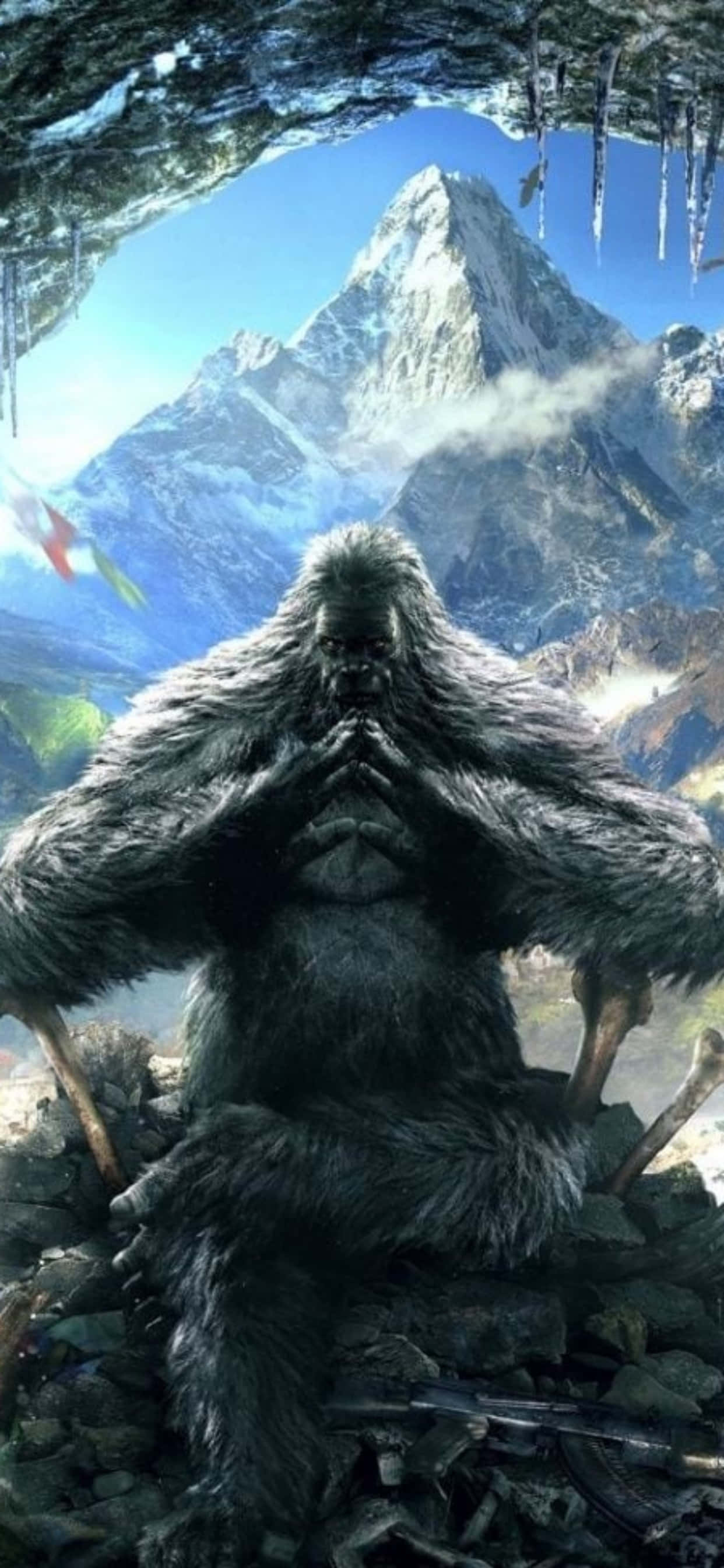 Far Cry 4'ü taşıyan iPhone XS Max Görseli Duvar Kağıdı