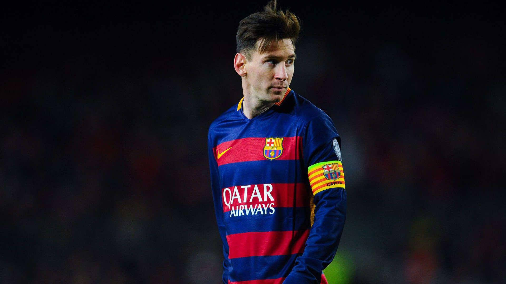 FC Barcelona Kaptanı Lionel Messi Duvar Kağıdı