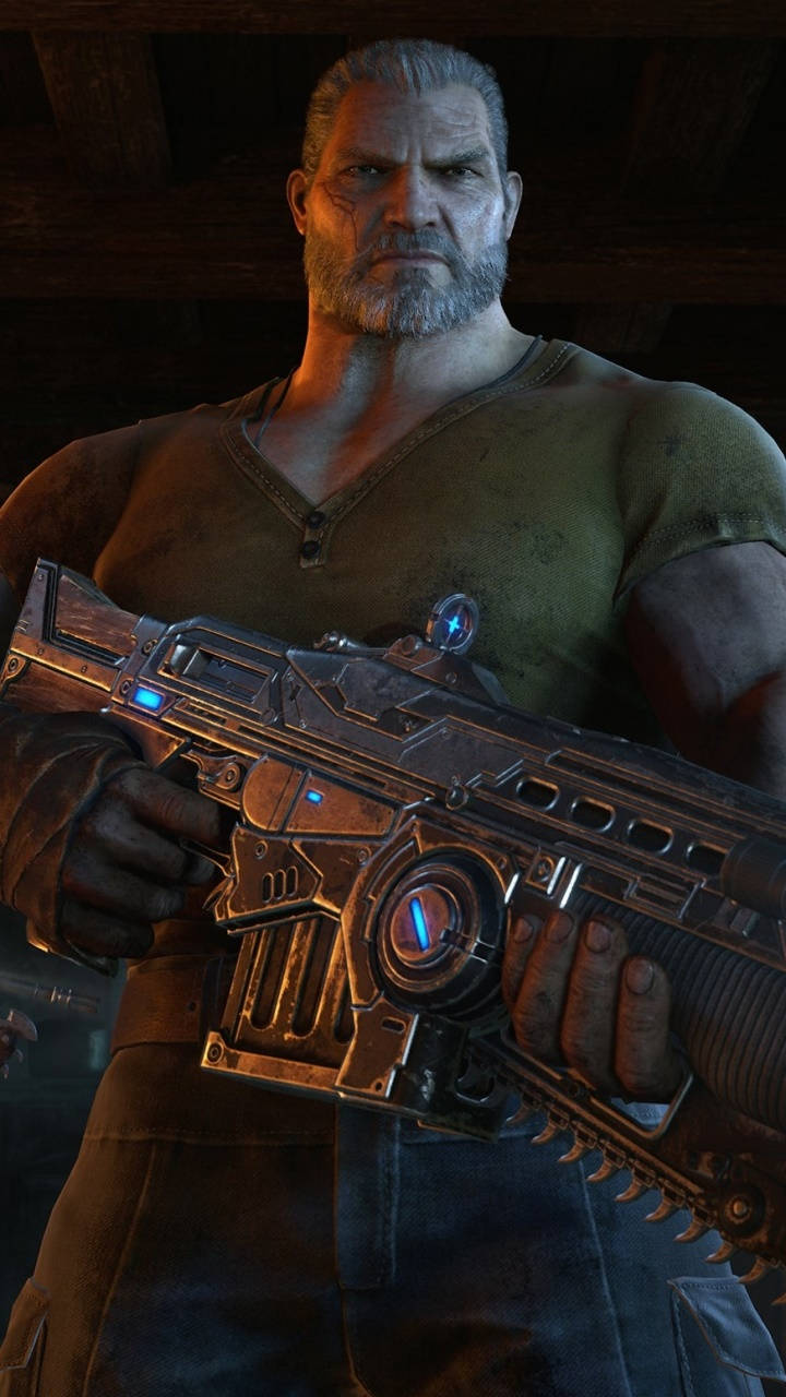 Fenix Silah Tutuyor Gears 5 Telefon Duvar Kağıdı
