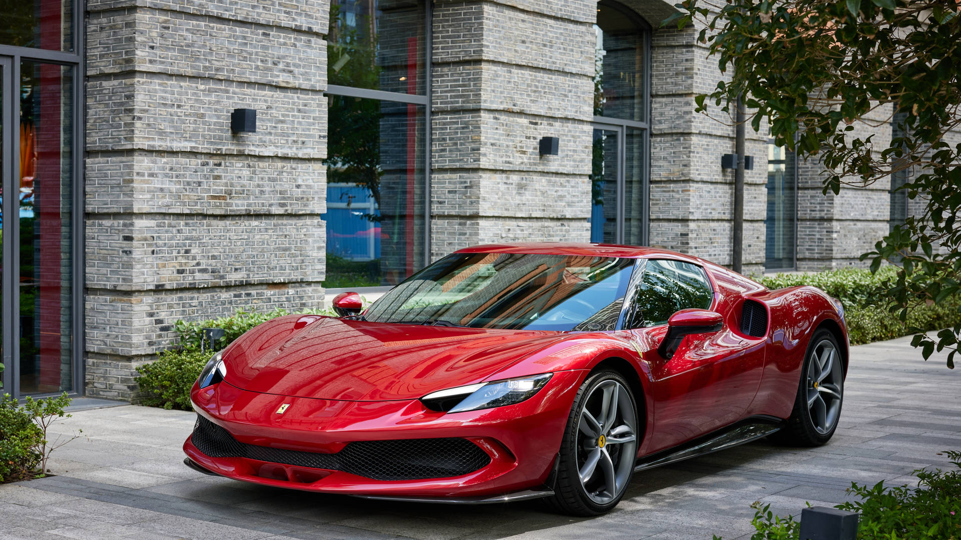 Ferrari 296 GTB 4K Dizüstü Araba Görseli