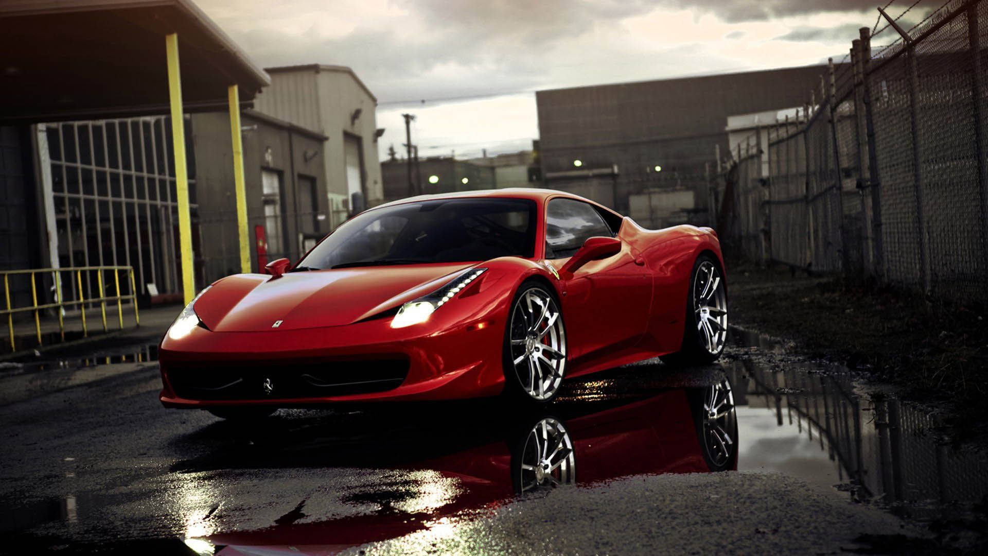 Ferrari 458 Rosso Corsa 1920x1080 Duvar Kağıdı