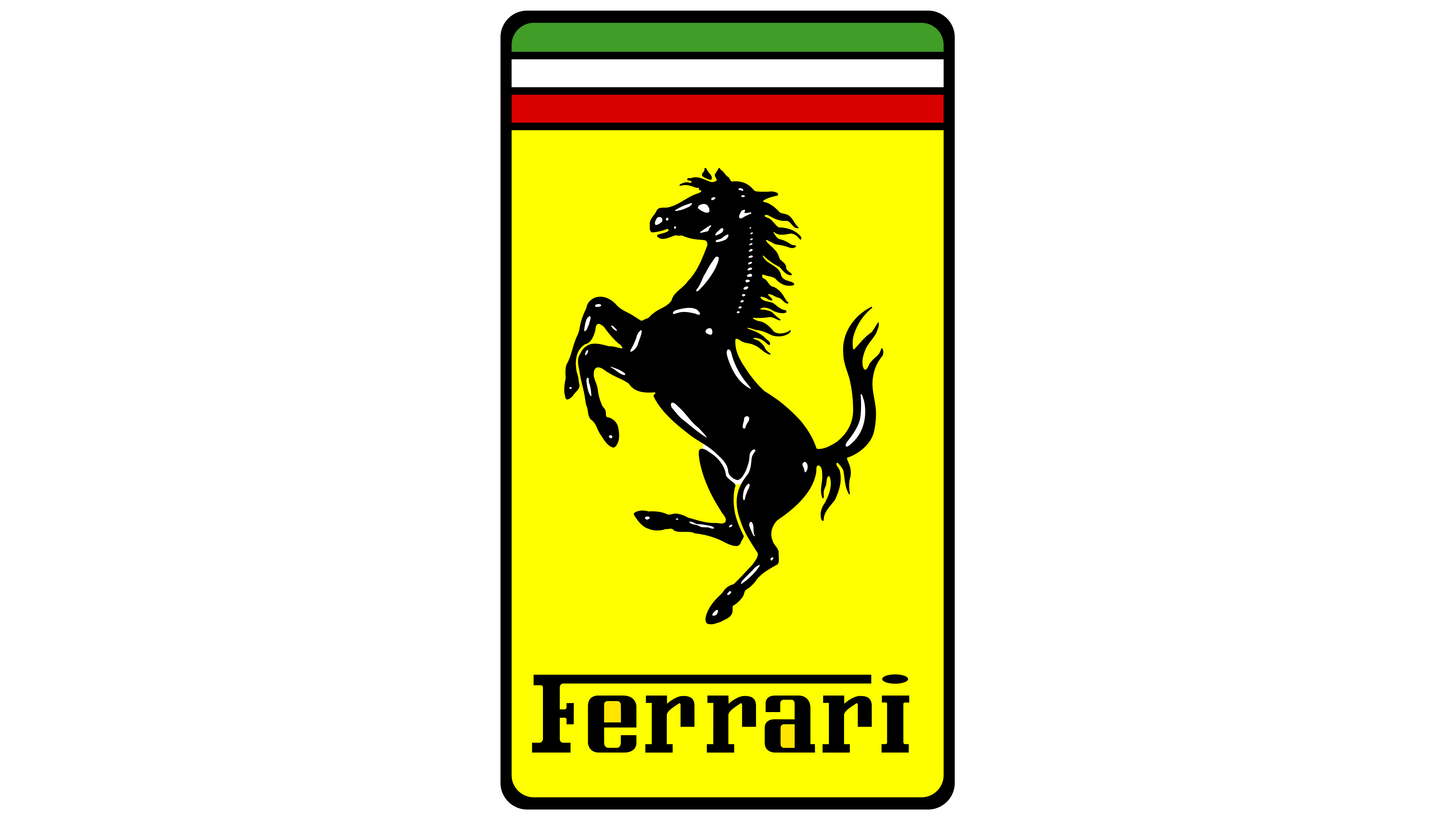 Ferrari Logosu ve Şahlanan At Duvar Kağıdı