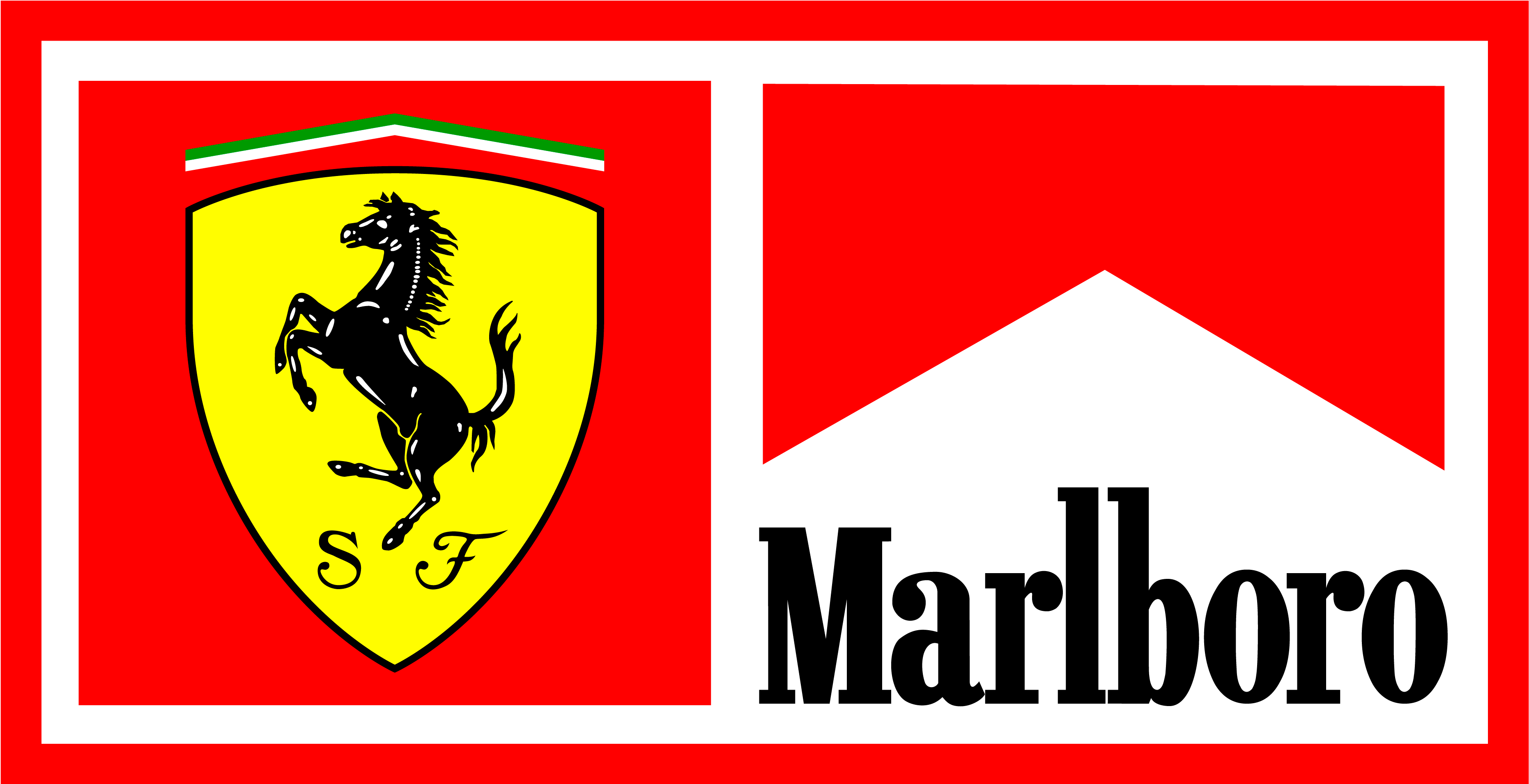 Ferrari ve Marlboro Logoları Duvar Kağıdı