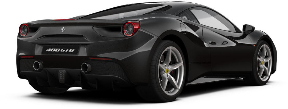 Ferrari488 GTB Arkadan Görünüm Duvar Kağıdı