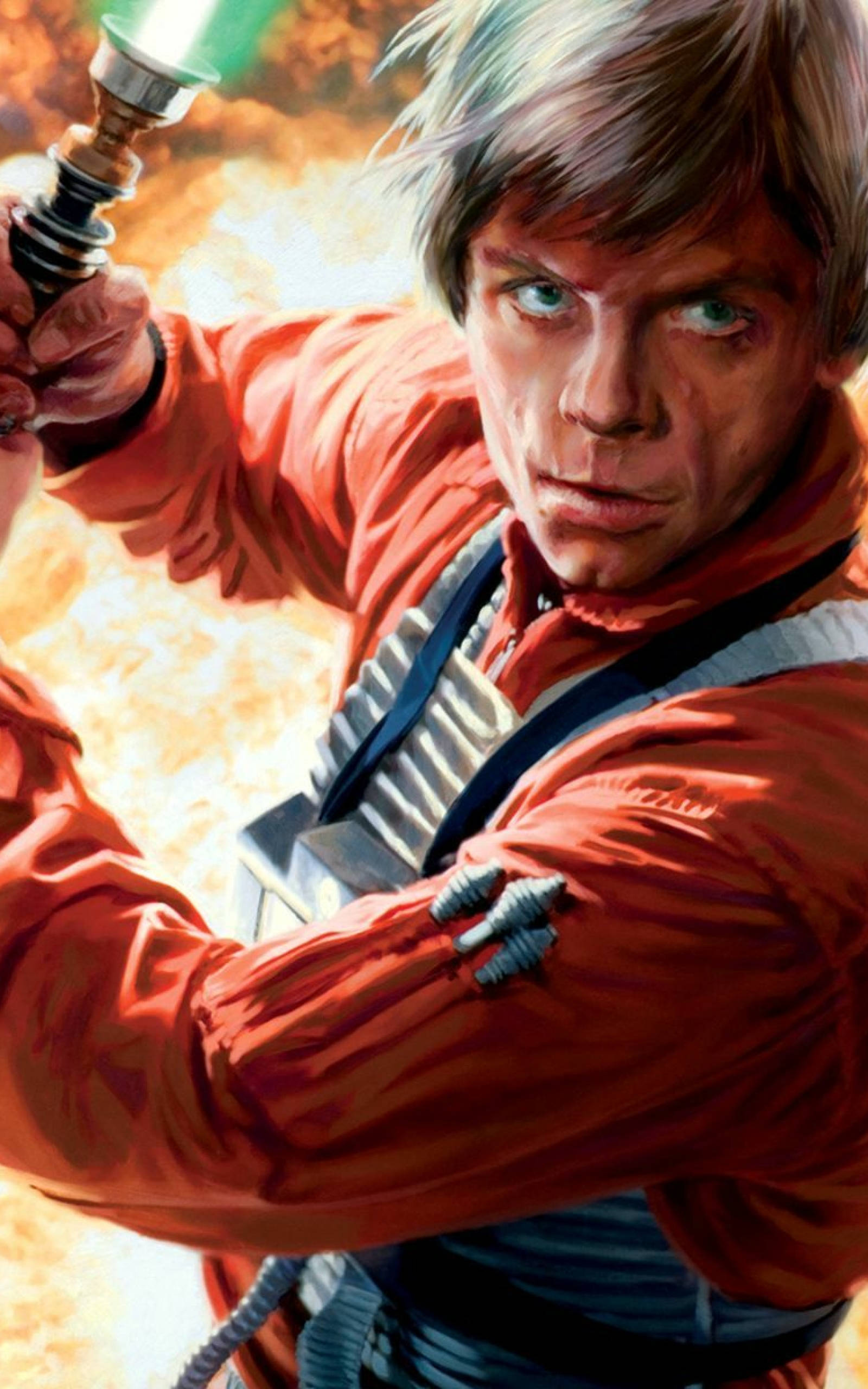 Fierce Luke Skywalker Star Wars Tablet Duvar Kağıdı