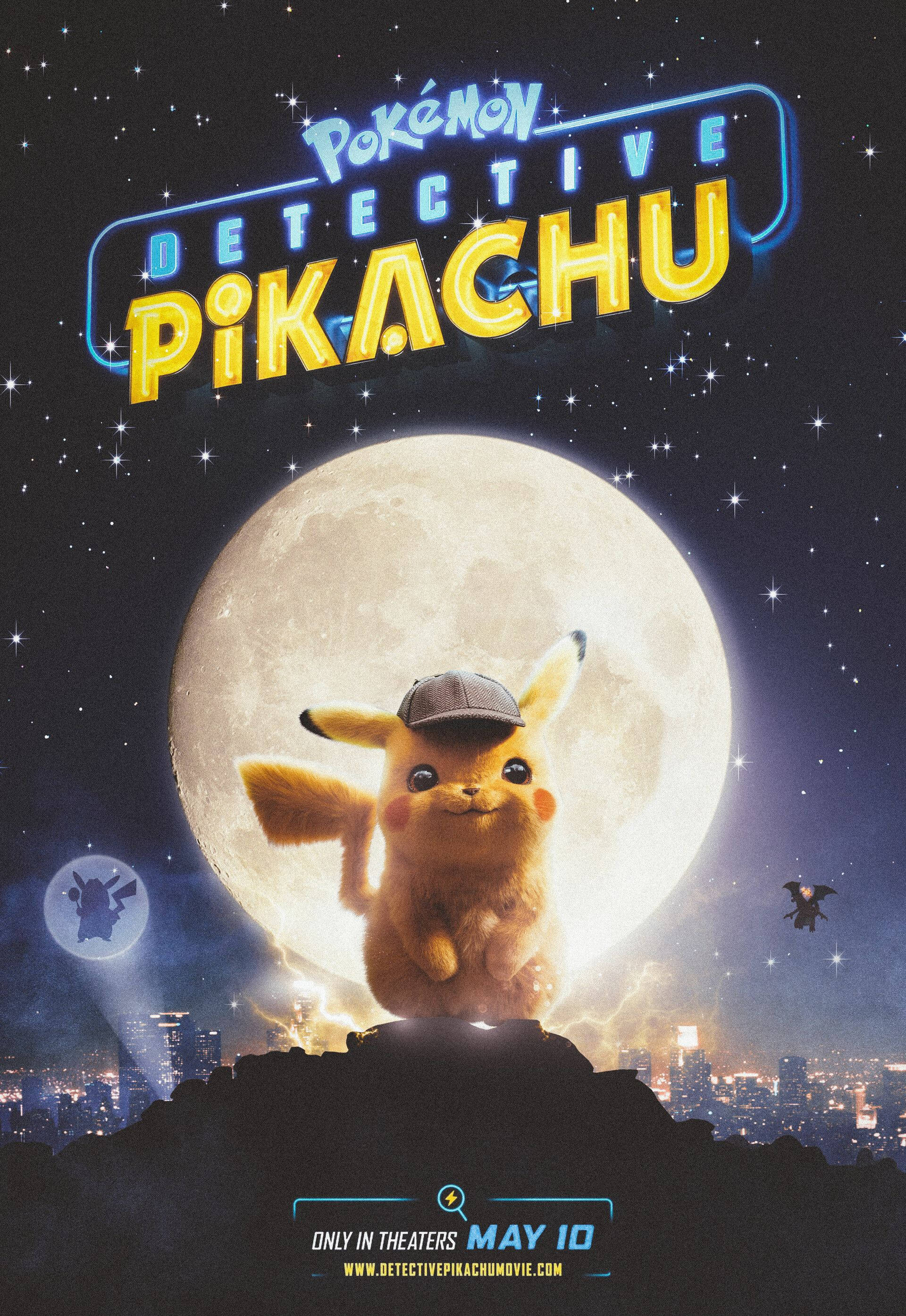 Film Posteri Dedektif Pikachu Duvar Kağıdı