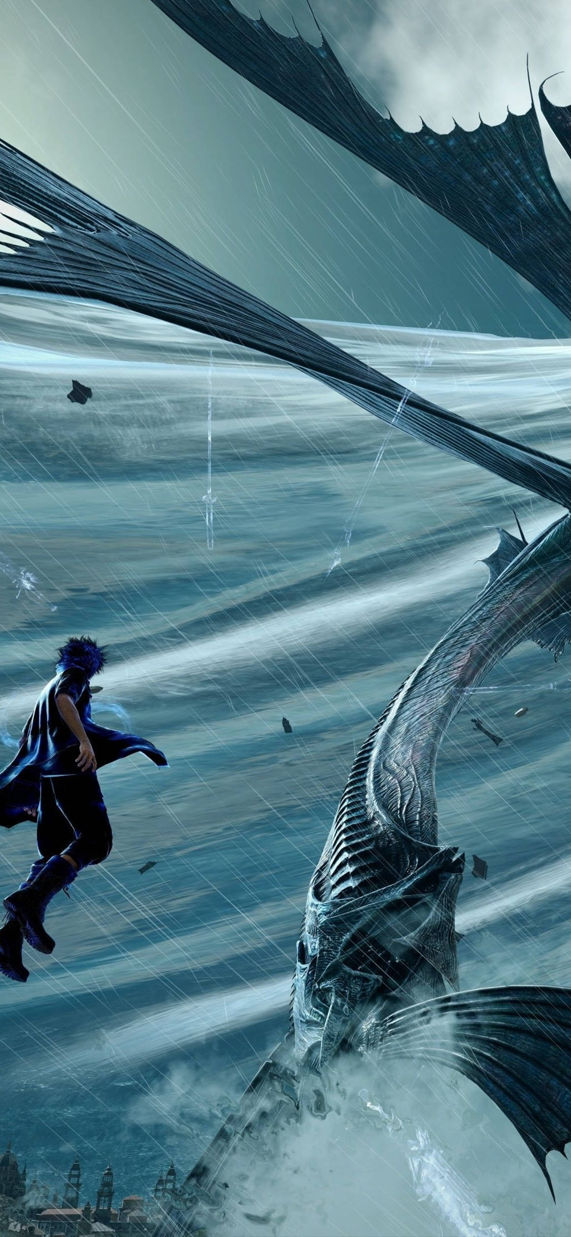 Final Fantasy dünyasını iPhone'unuzda keşfedin Duvar Kağıdı