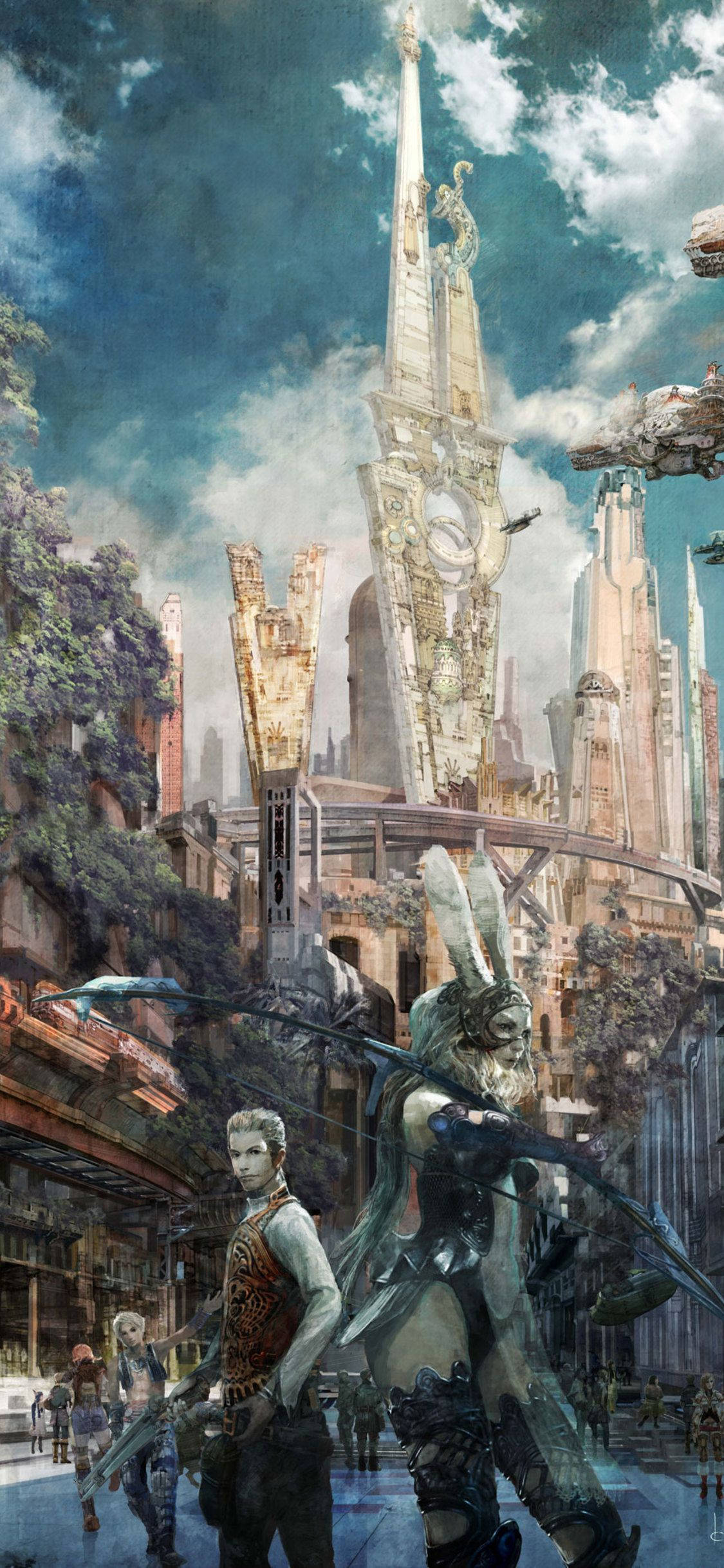 Final Fantasy dünyasını muhteşem interaktif grafiklerle deneyimleyin. Duvar Kağıdı