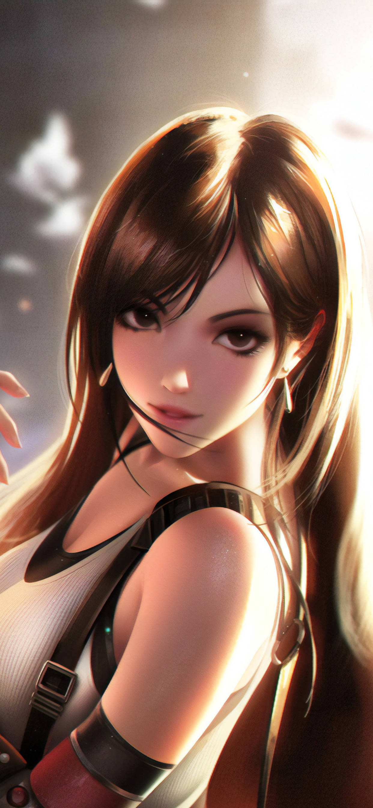 Final Fantasy iPhone Güzel Tifa Duvar Kağıdı
