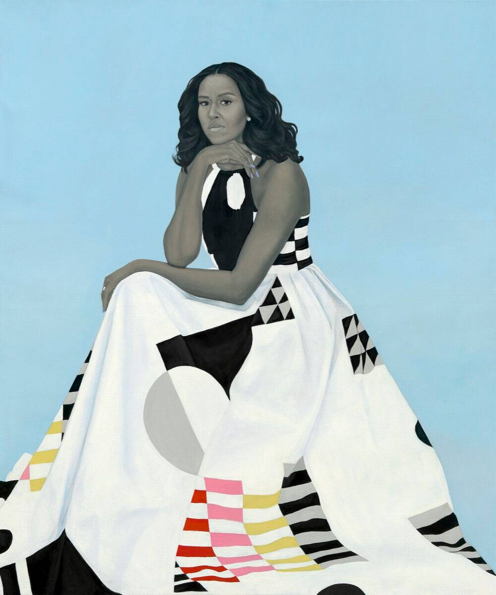 First Lady Michelle Obama Tablosu Duvar Kağıdı