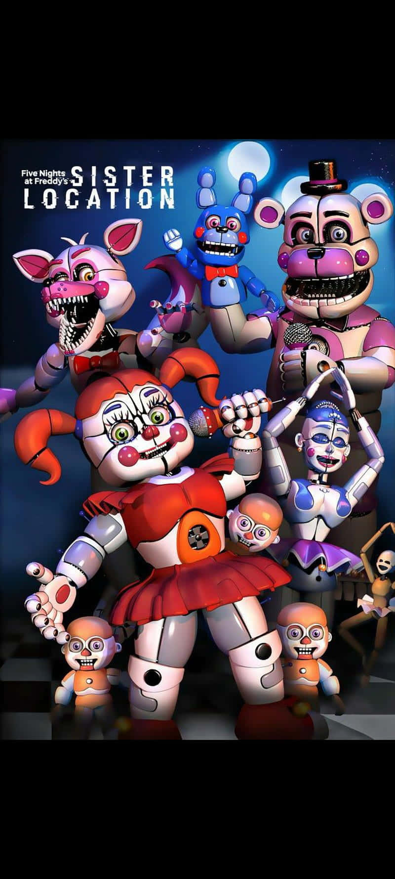 Five Nights at Freddy's: Sister Location Telefon İçin Duvar Kağıdı