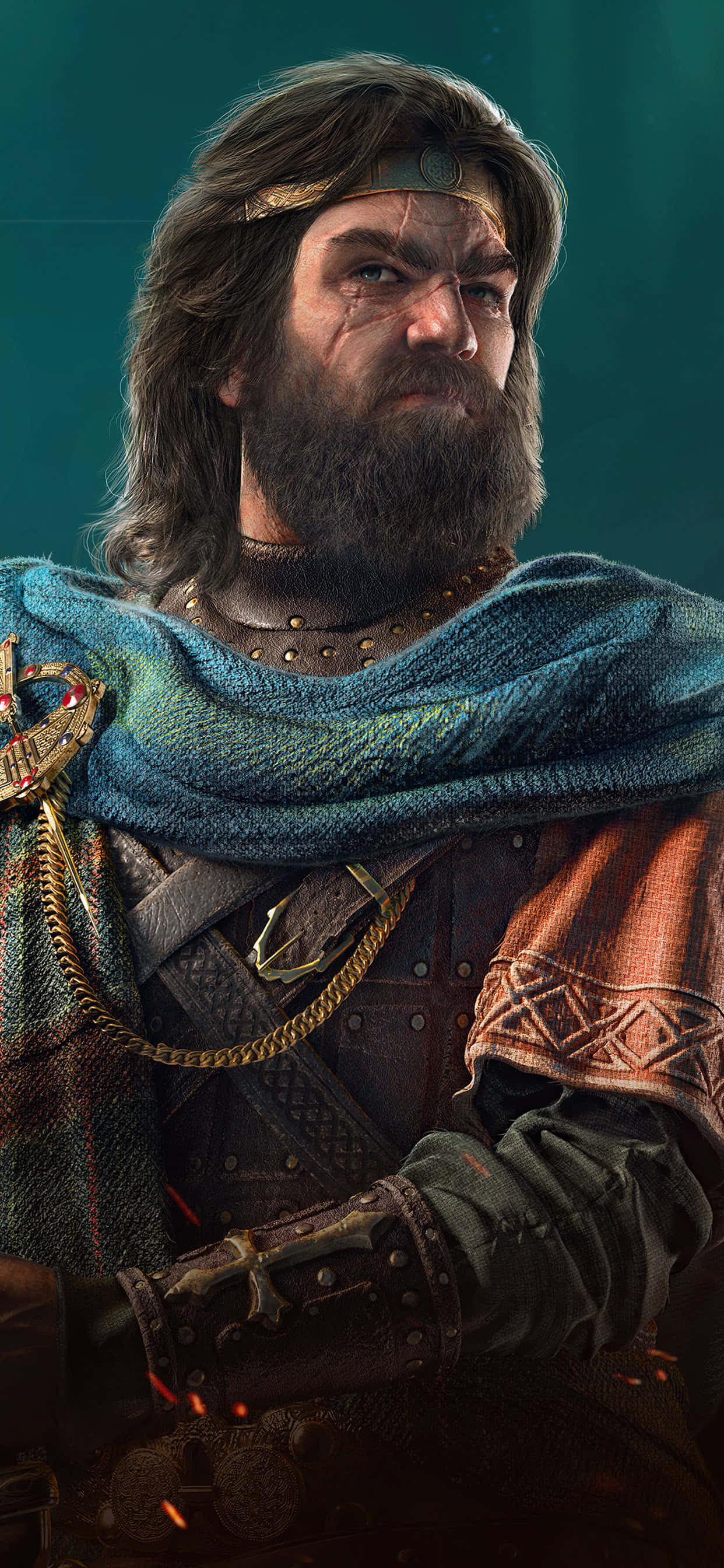 Flann Sinna iPhone Xs Max Assassin's Creed Valhalla Duvar Kağıdı