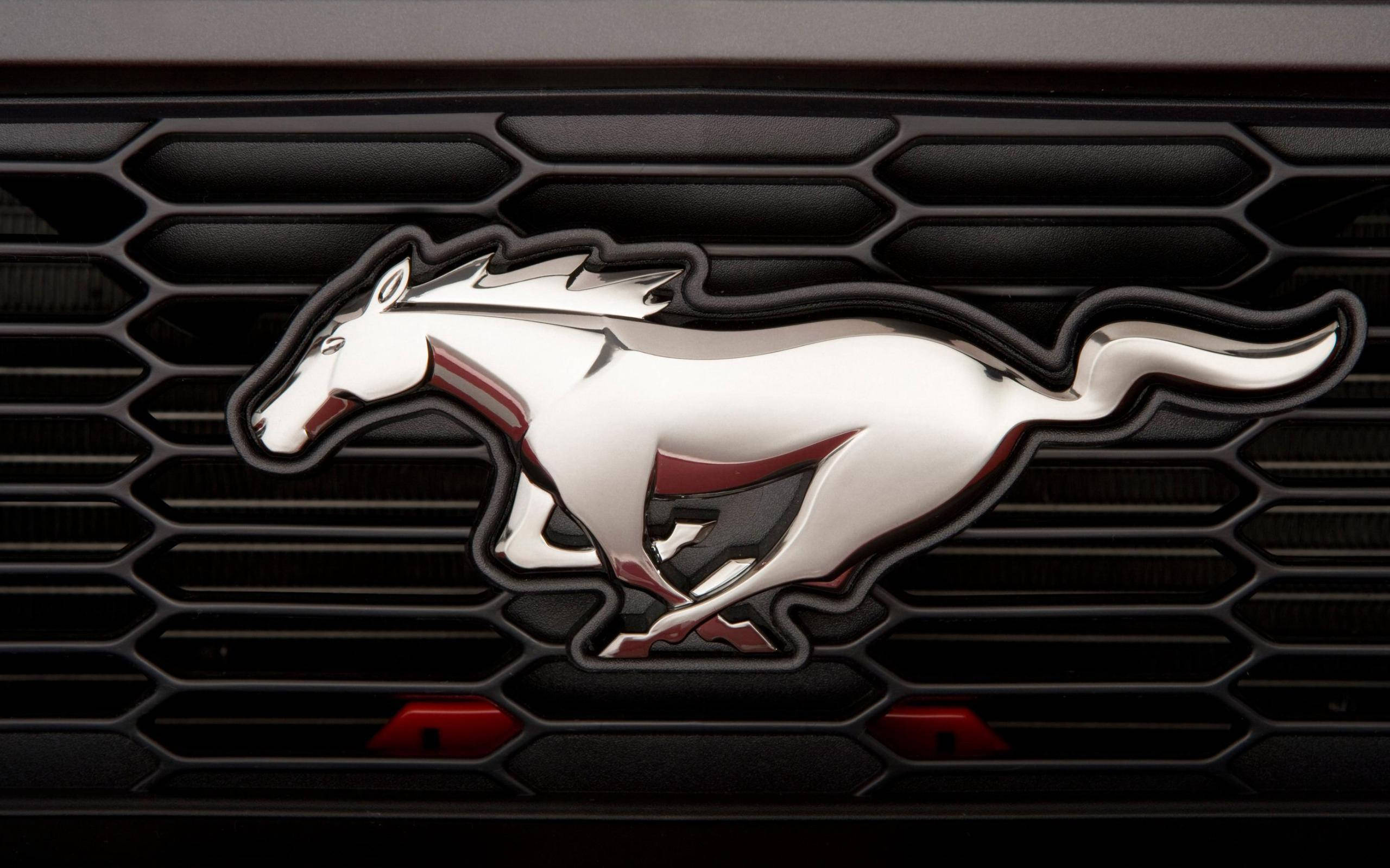 Ford Mustang HD Logosu – Zarafet ve Gücün Buluşması Duvar Kağıdı