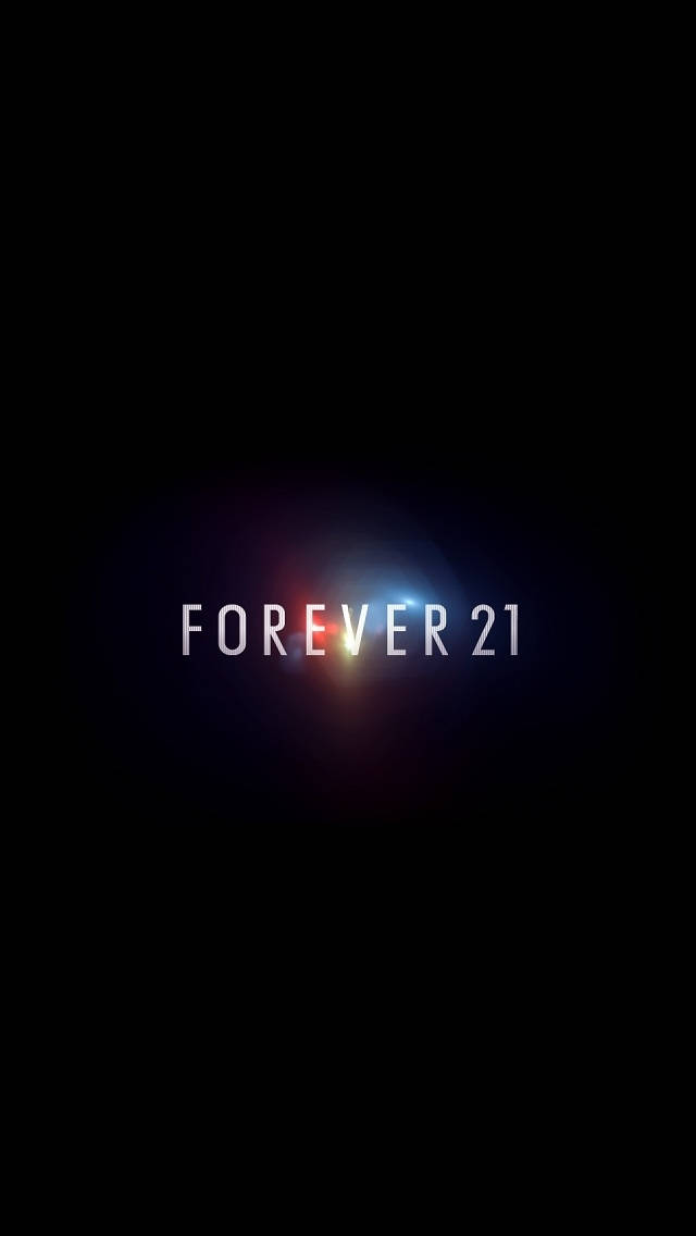 Forever 21 Siyah Estetiği Duvar Kağıdı