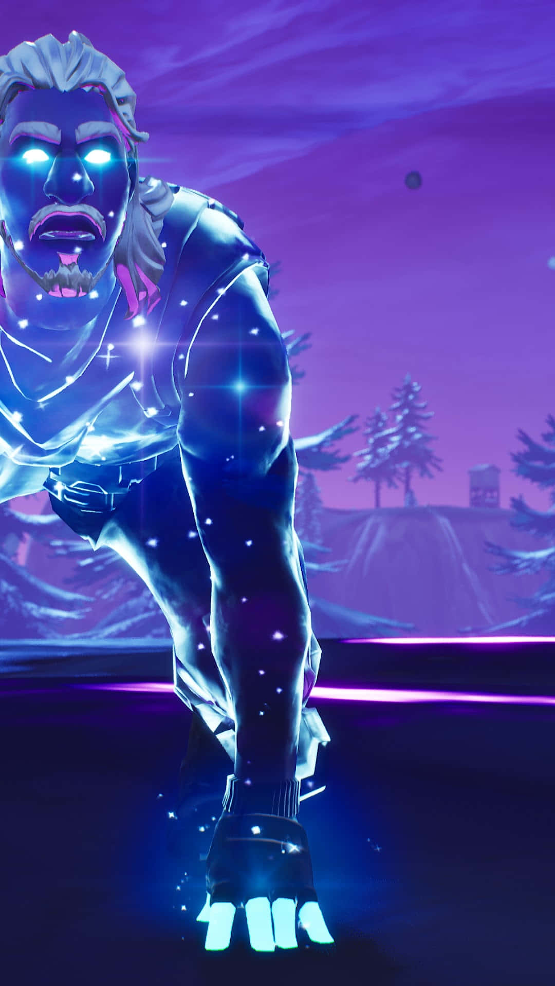 Fortnite Galaxy Eğilirken Duvar Kağıdı