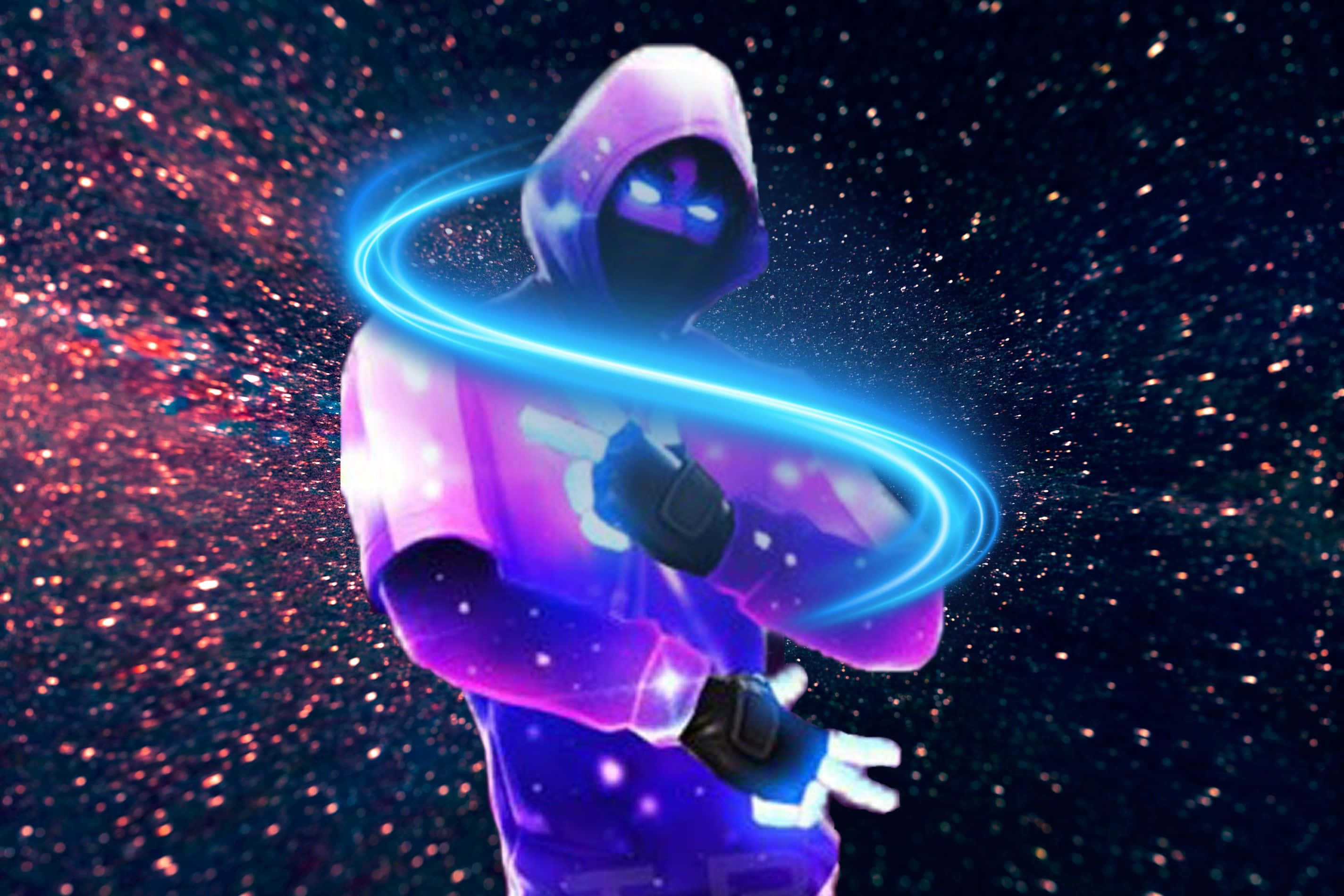Fortnite Galaxy Kapüşonlu Duvar Kağıdı