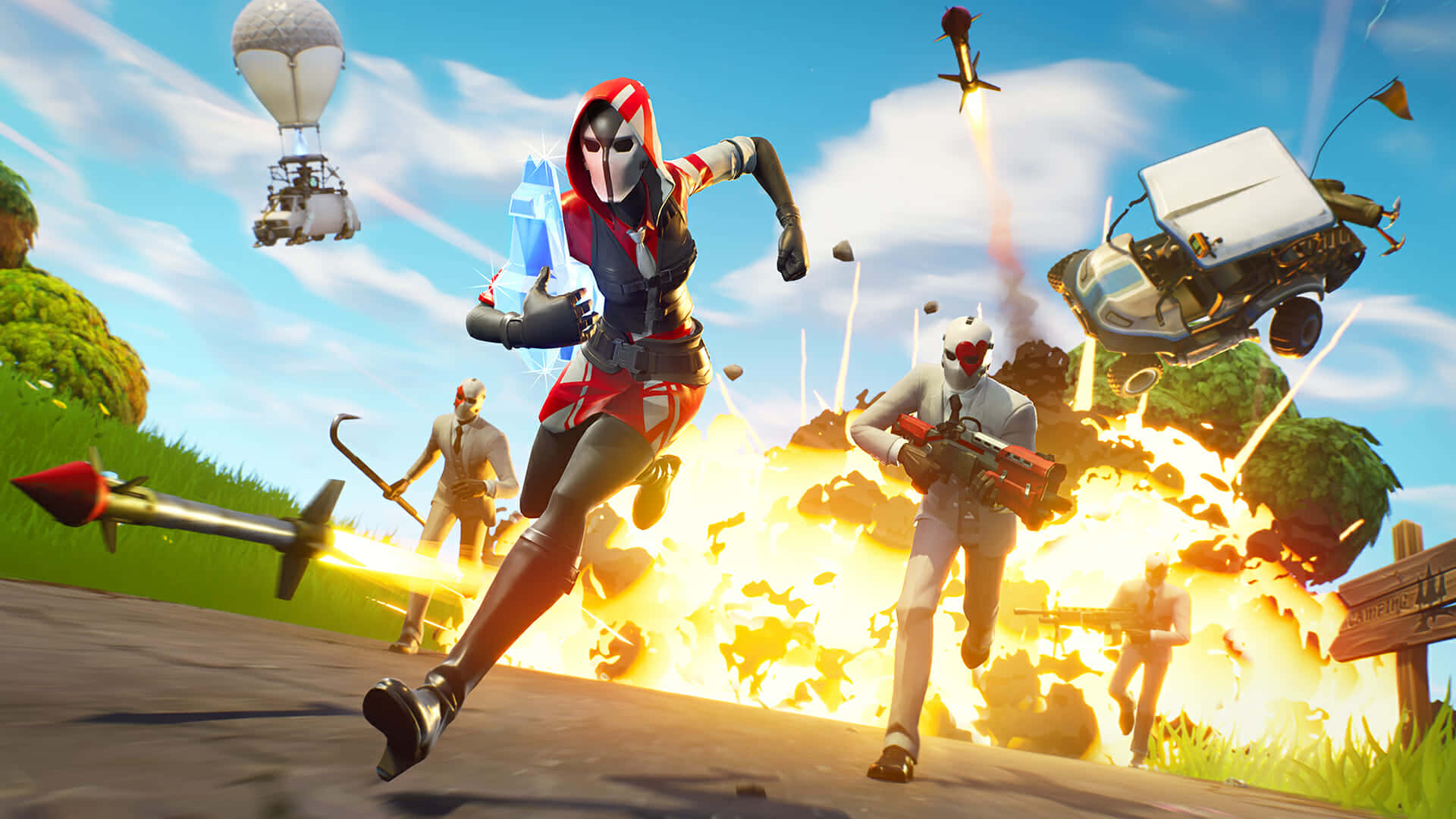 Fortnite ile dertlerinden kurtulup dans et! Duvar Kağıdı