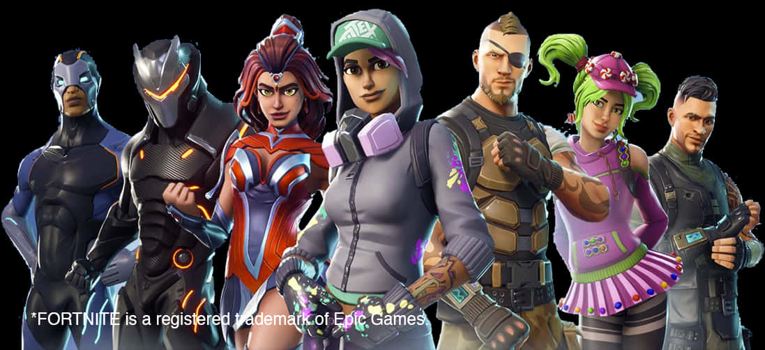 Fortnite Karakter Kadrosu Duvar Kağıdı