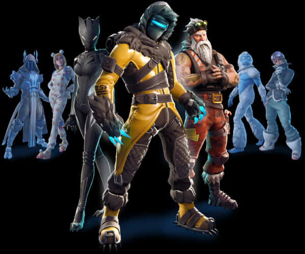 Fortnite Karakter Kostümleri Tanıtımı Duvar Kağıdı