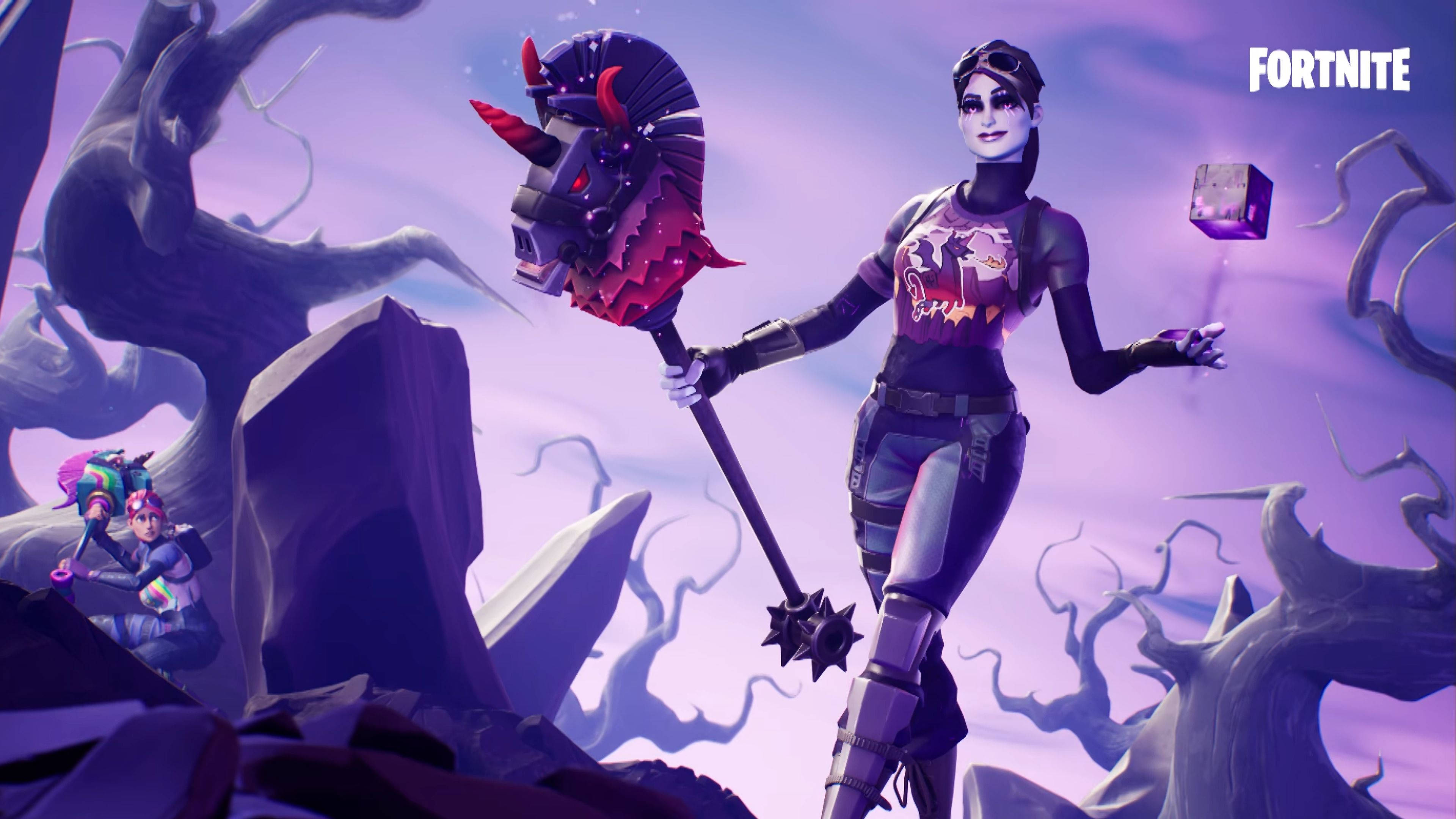 Fortnite Karanlık Bombacı Sanatı Duvar Kağıdı