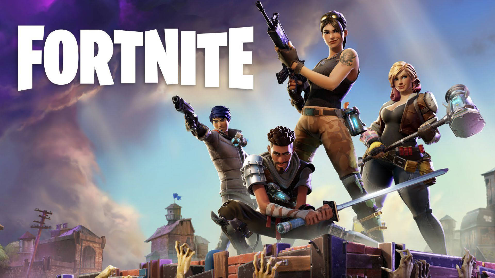 Fortnite: Save the World Modunda Kıyametten Sağ Çıkın Duvar Kağıdı