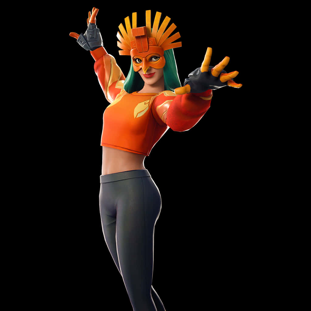 Fortnite Sunbird Kostümü Duruşu Duvar Kağıdı