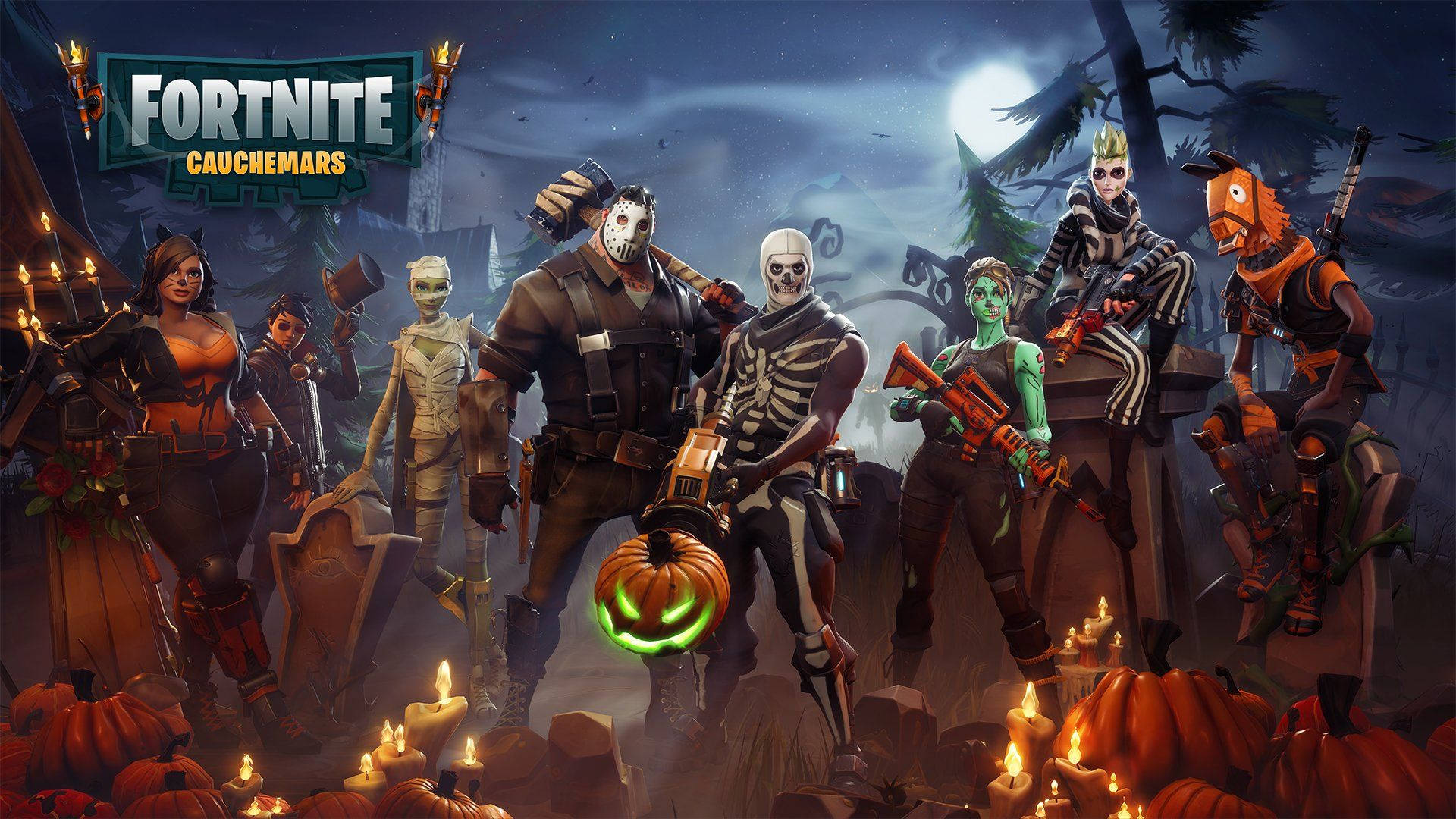 Fortnite'ta Ifrit Kostümü ile Cadılar Bayramı'na hazırlanın Duvar Kağıdı