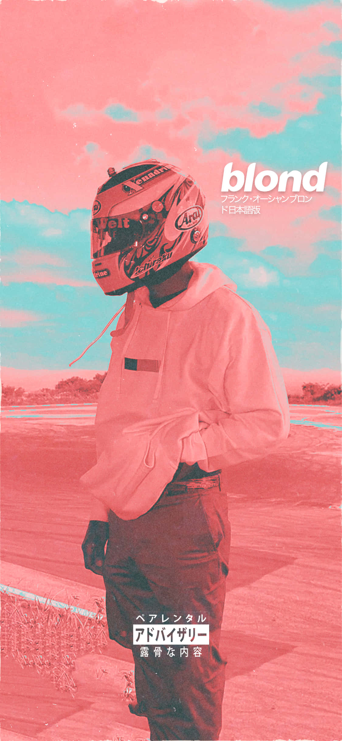 Frank Ocean, son albümü Blonde'un tanıtımında Duvar Kağıdı