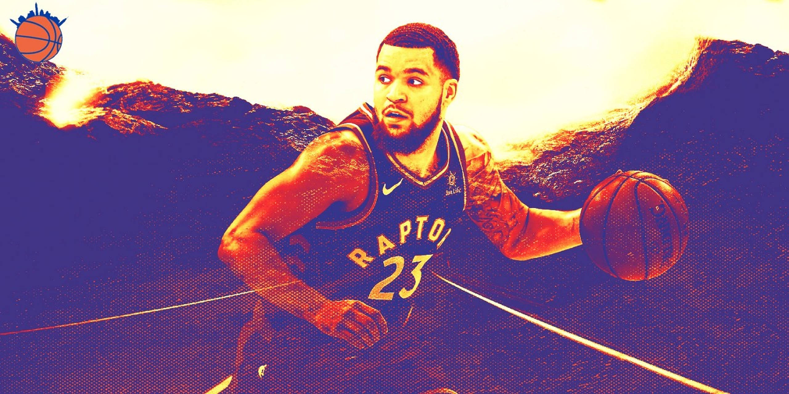 Fred Vanvleet Mor Sanat Duvar Kağıdı