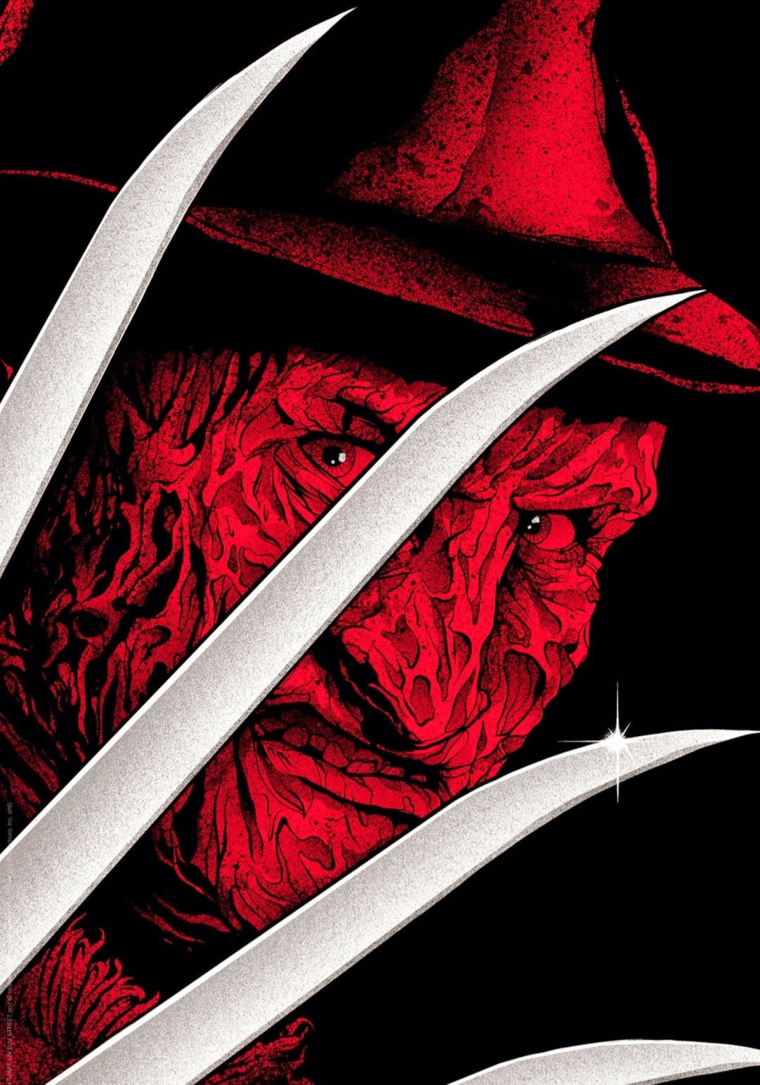 Freddy Krueger Keskin Bıçakları Duvar Kağıdı