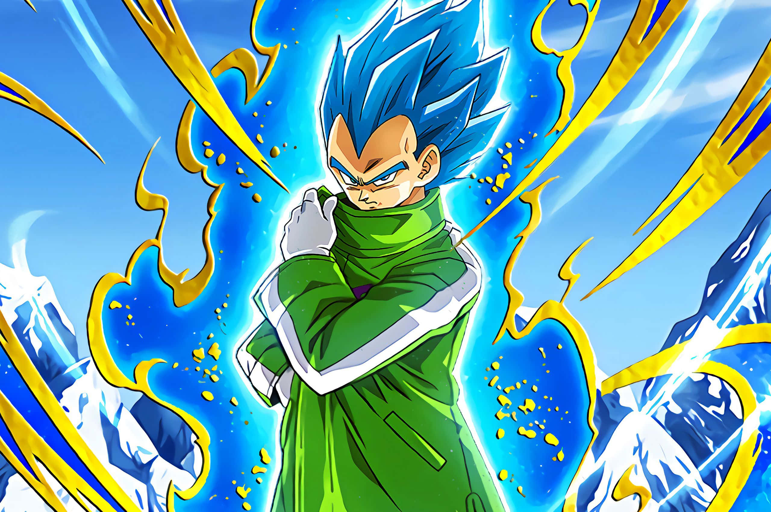 Freeza, Broly'yu Goku ve Vegeta ile savaşmak için getiriyor - Dragon Ball Super Broly Duvar Kağıdı