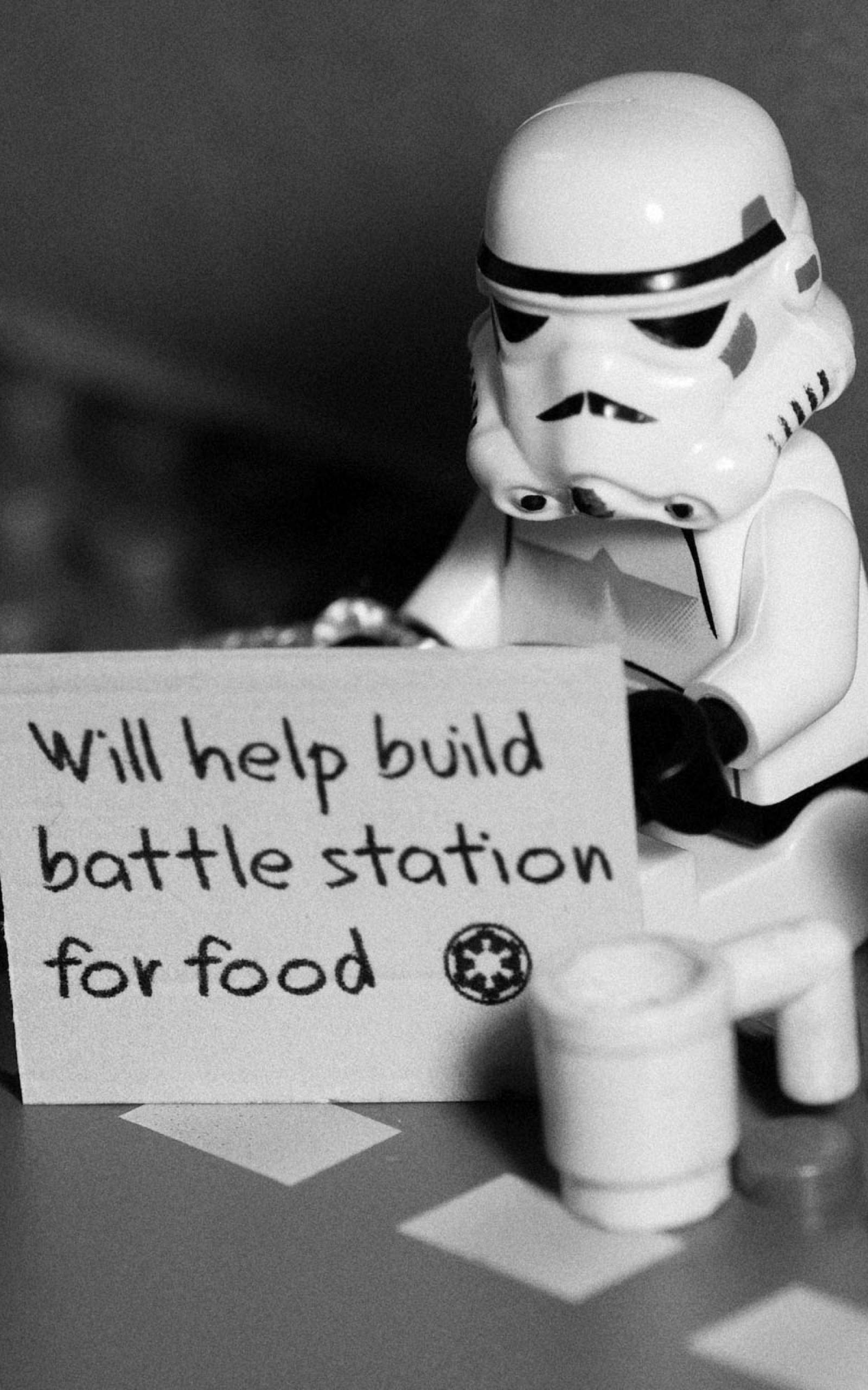 Funny Stormtrooper LEGO Star Wars Tablet Duvar Kağıdı