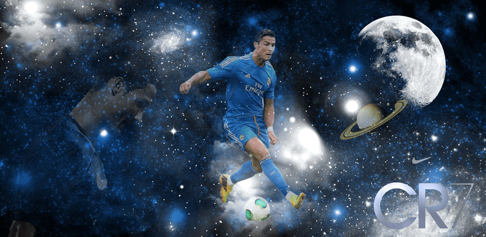 Futbol Galaksisi Cristiano Ronaldo Posteri Duvar Kağıdı