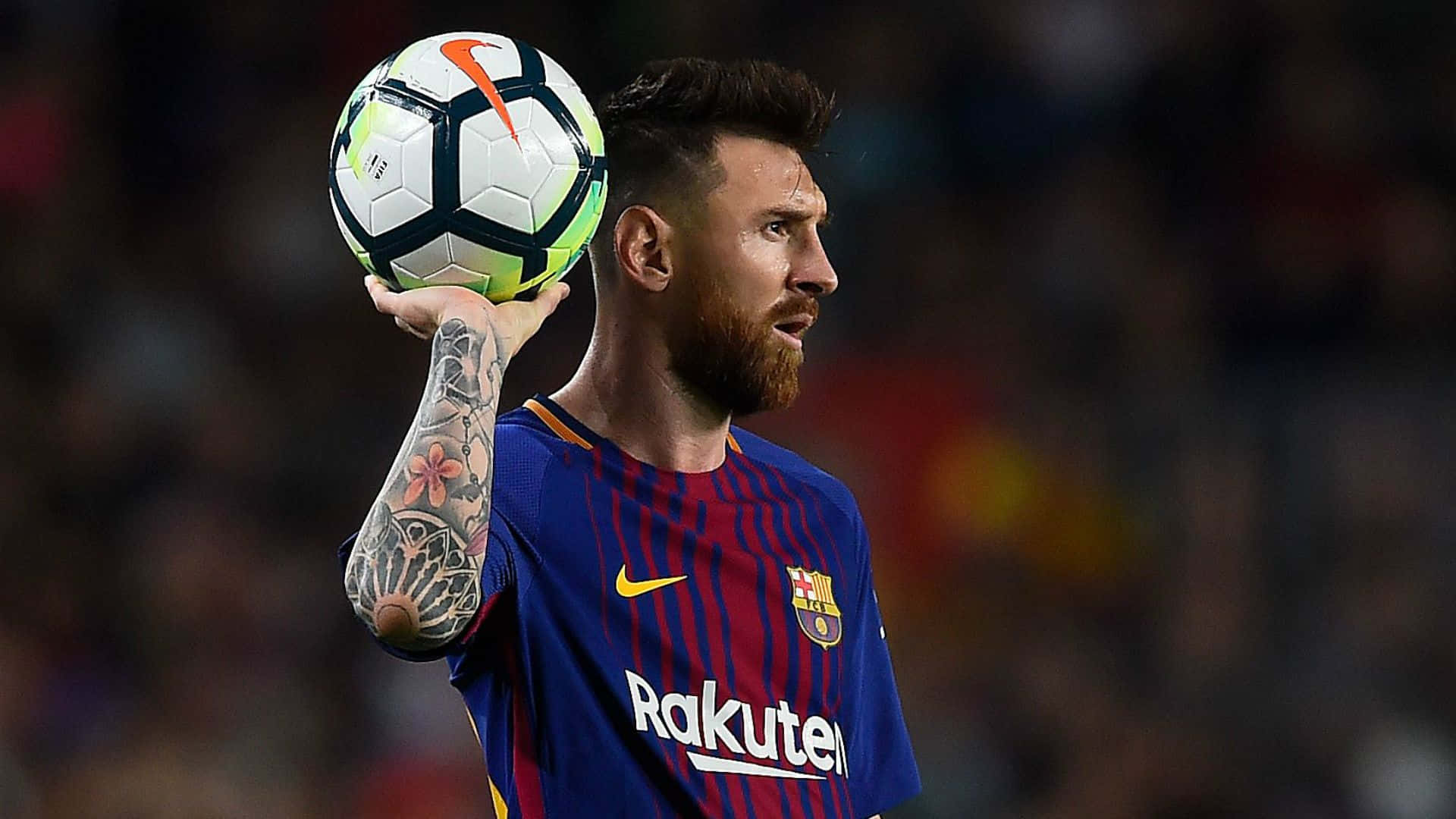 Futbol Sanatı: Lionel Messi Duvar Kağıdı