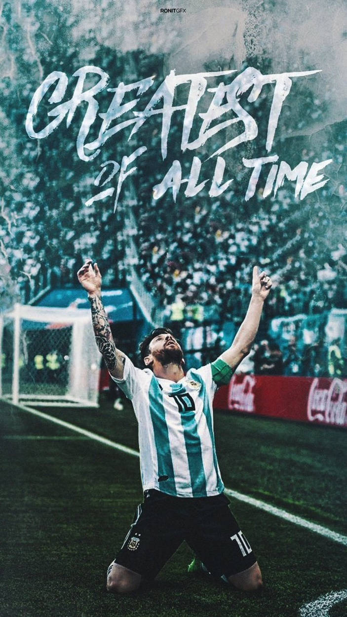 Futbolun Efsanesi Messi Arjantin Duvar Kağıdı