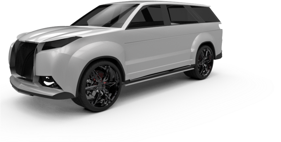 Fütüristik SUV Konsepti 3D Render Duvar Kağıdı