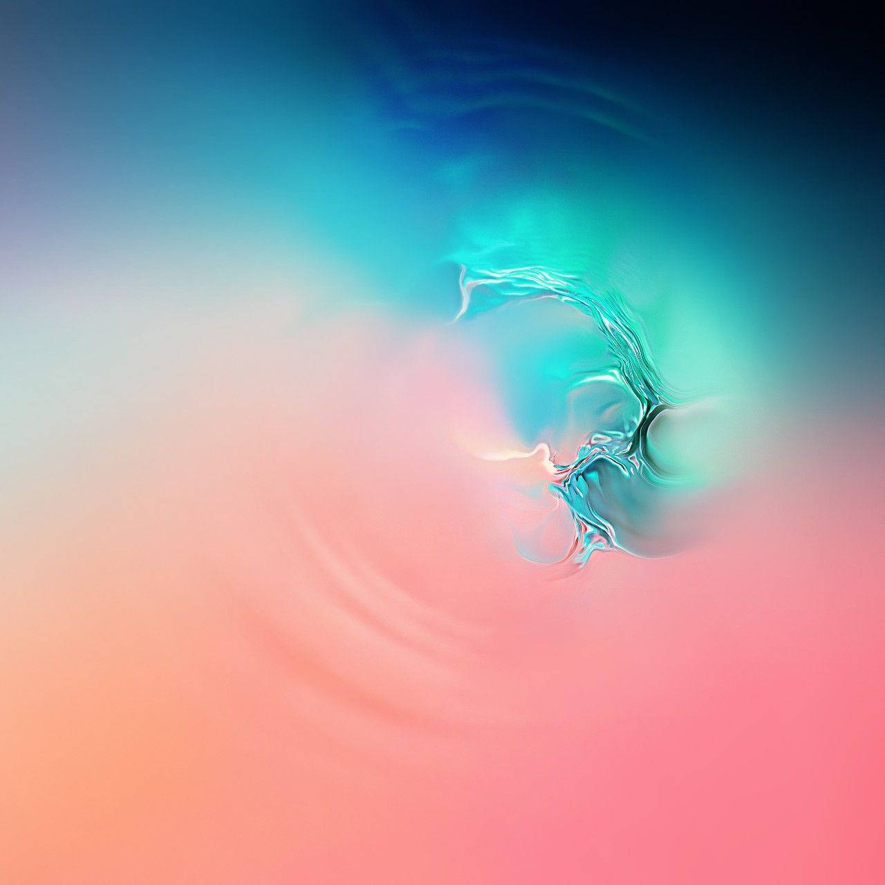 Galaxy S10 Dönen Pembe Mavi Duvar Kağıdı