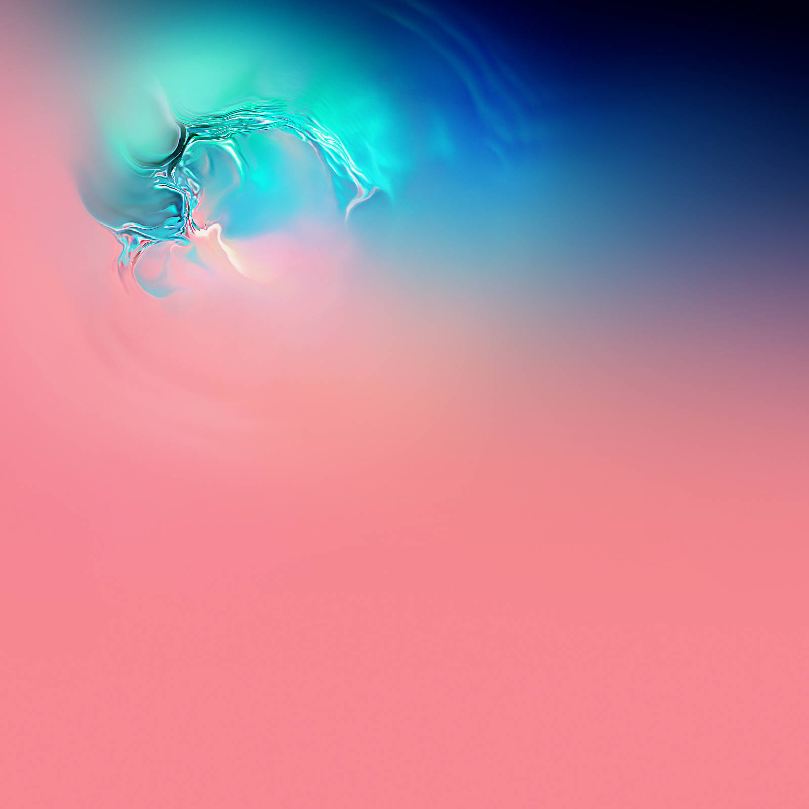 Galaxy S10 Mavinin Üzerinde Pembe Duvar Kağıdı