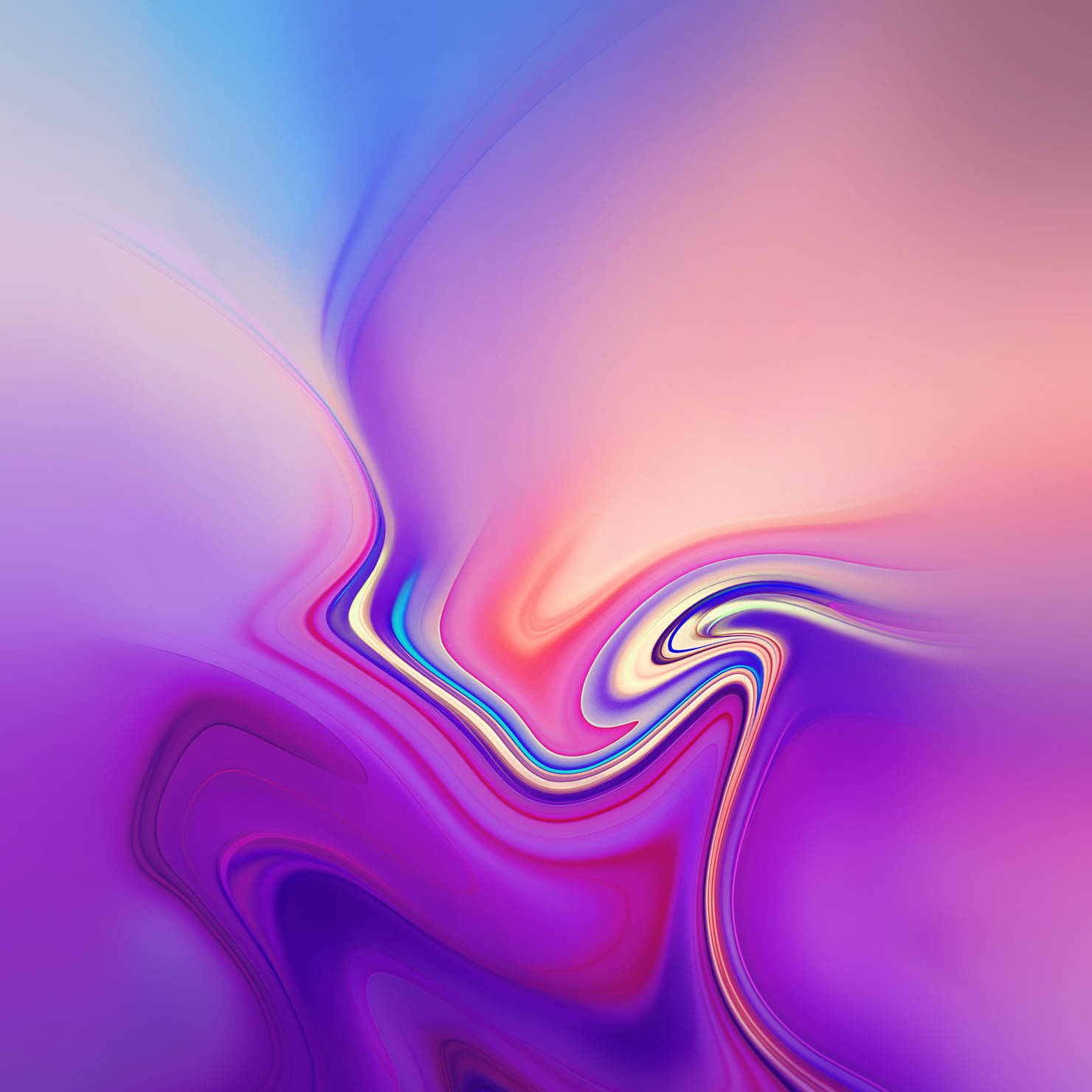 Galaxy S10 Renkli Soyut Duvar Kağıdı