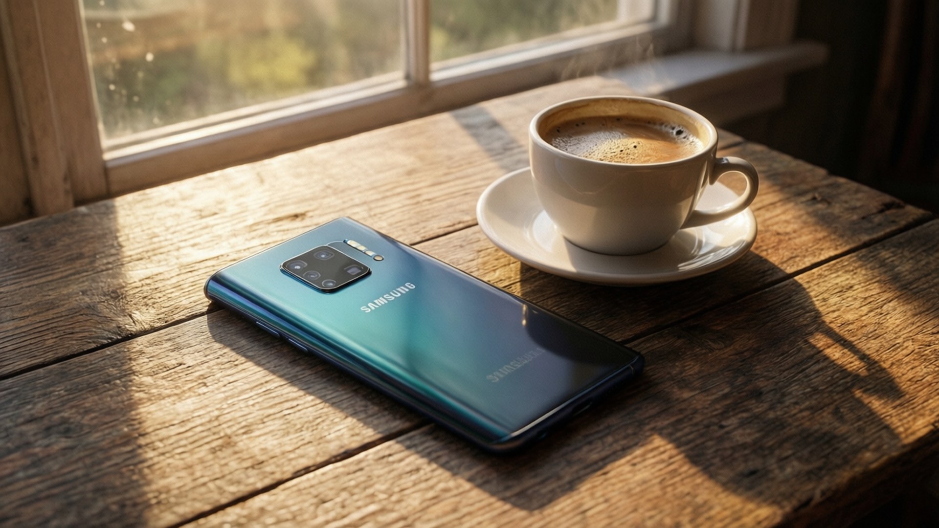 Galaxy S10 Sabah Kahvesi Duvar Kağıdı
