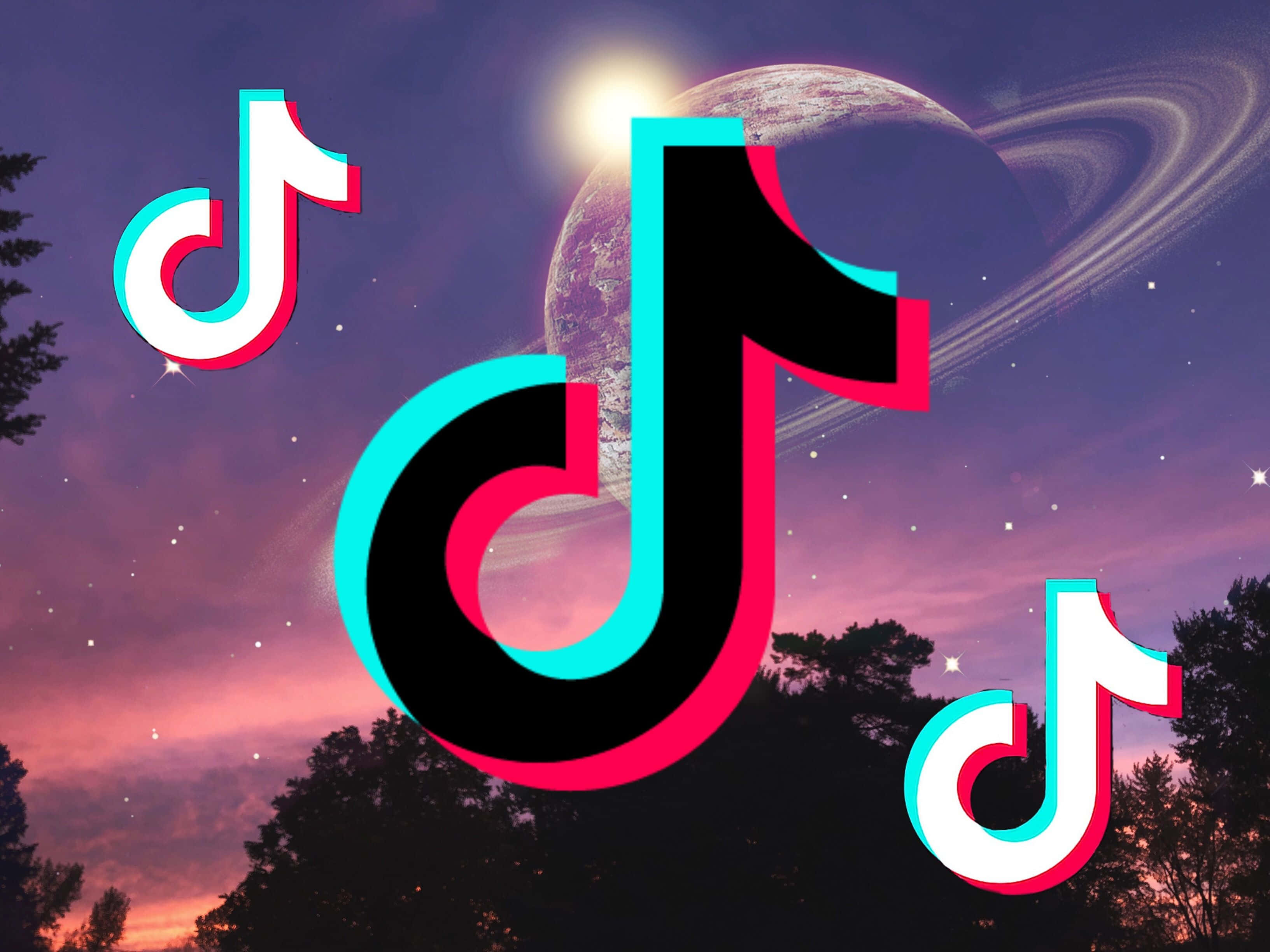 Galaxy TikTok Estetik Logosu Duvar Kağıdı