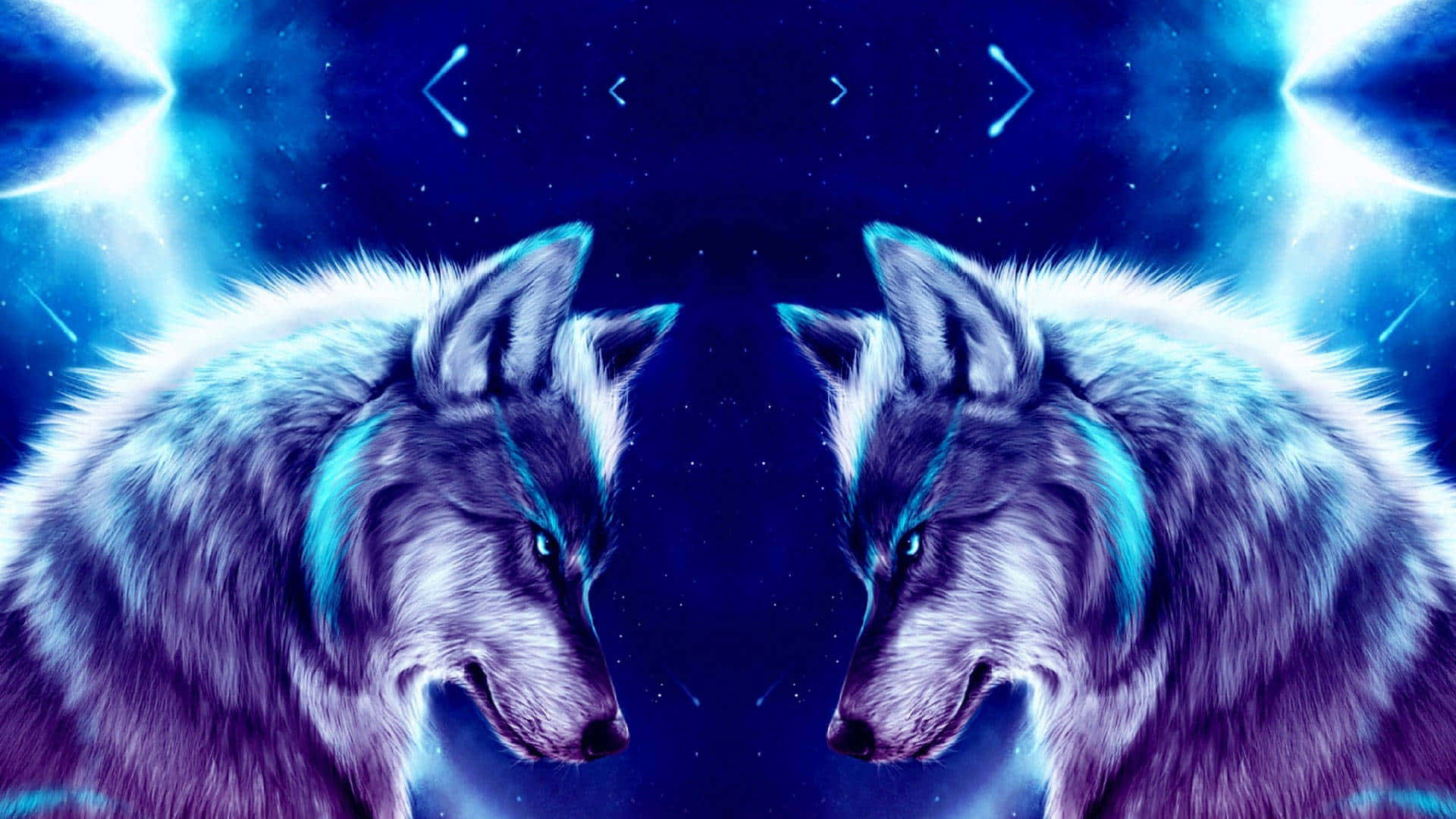 Galaxy Wolf'un görkemli güzelliği Duvar Kağıdı