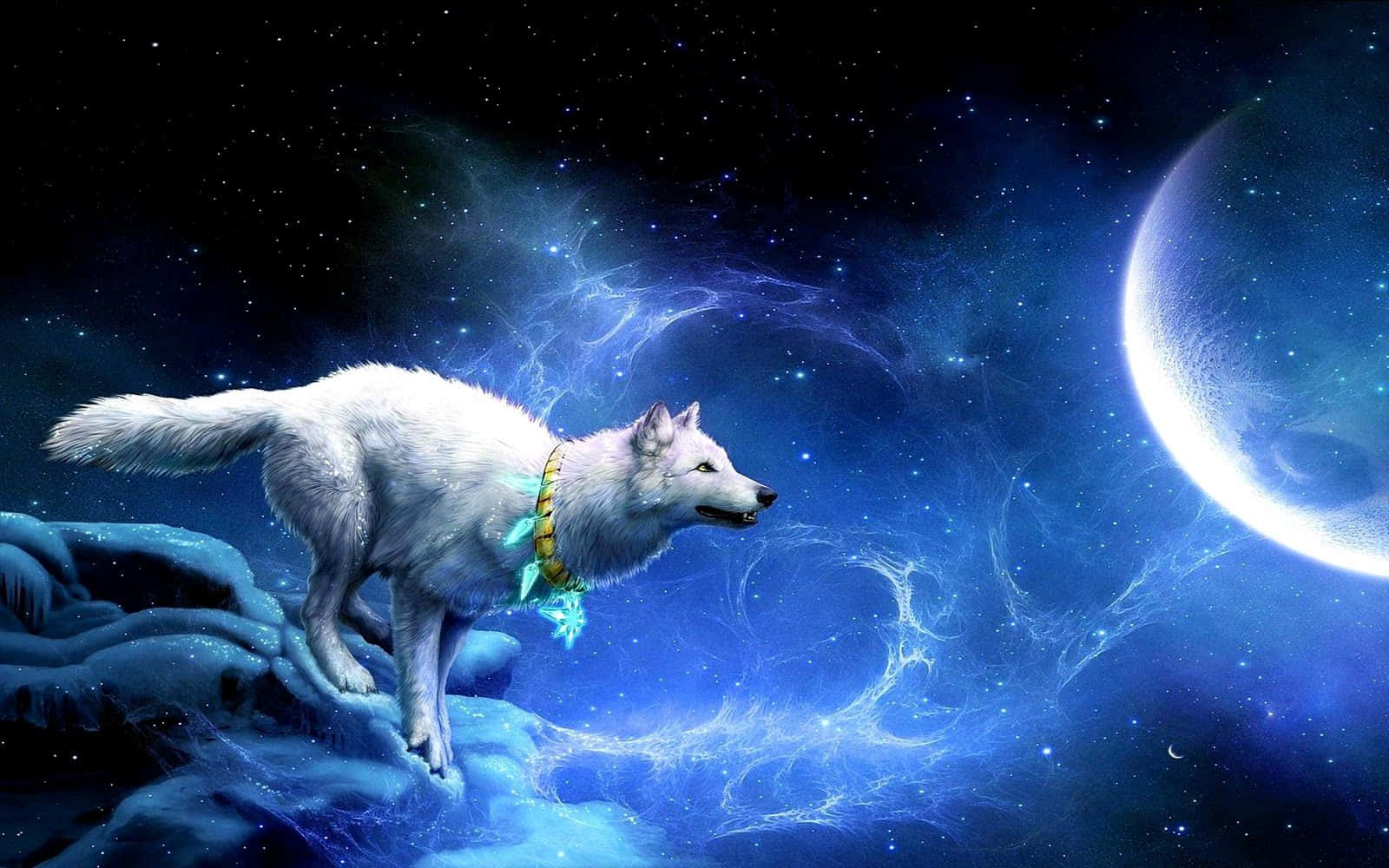 Galaxy Wolves iPhone Ekran Teması Duvar Kağıdı