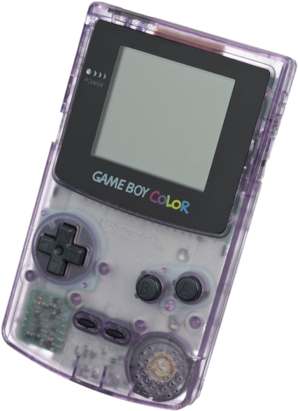 Game Boy Color Şeffaf Mor Duvar Kağıdı