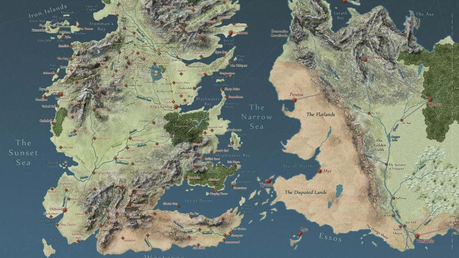 Game of Thrones Haritası — Game of thrones GIF Duvar Kağıdı