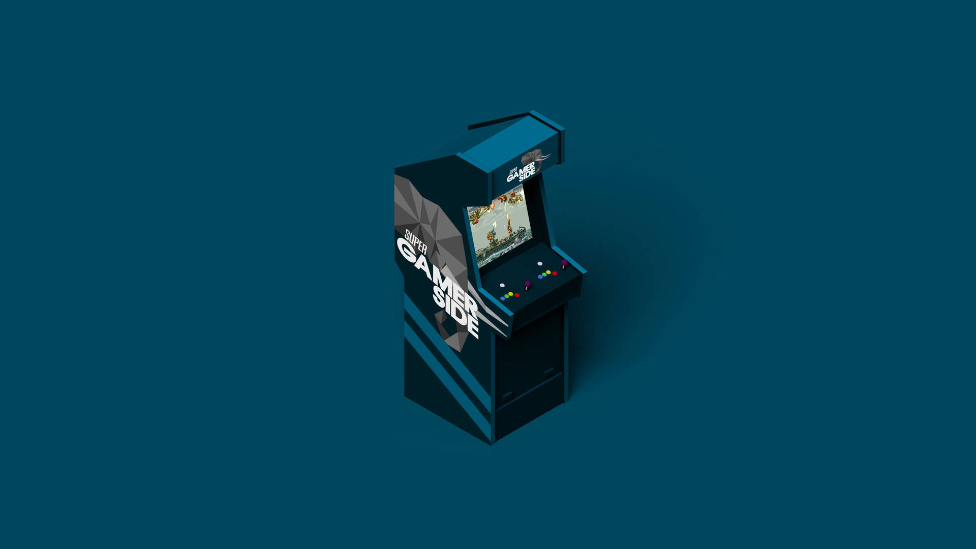 Gamer Side Arcade Oyun duvar kağıdı