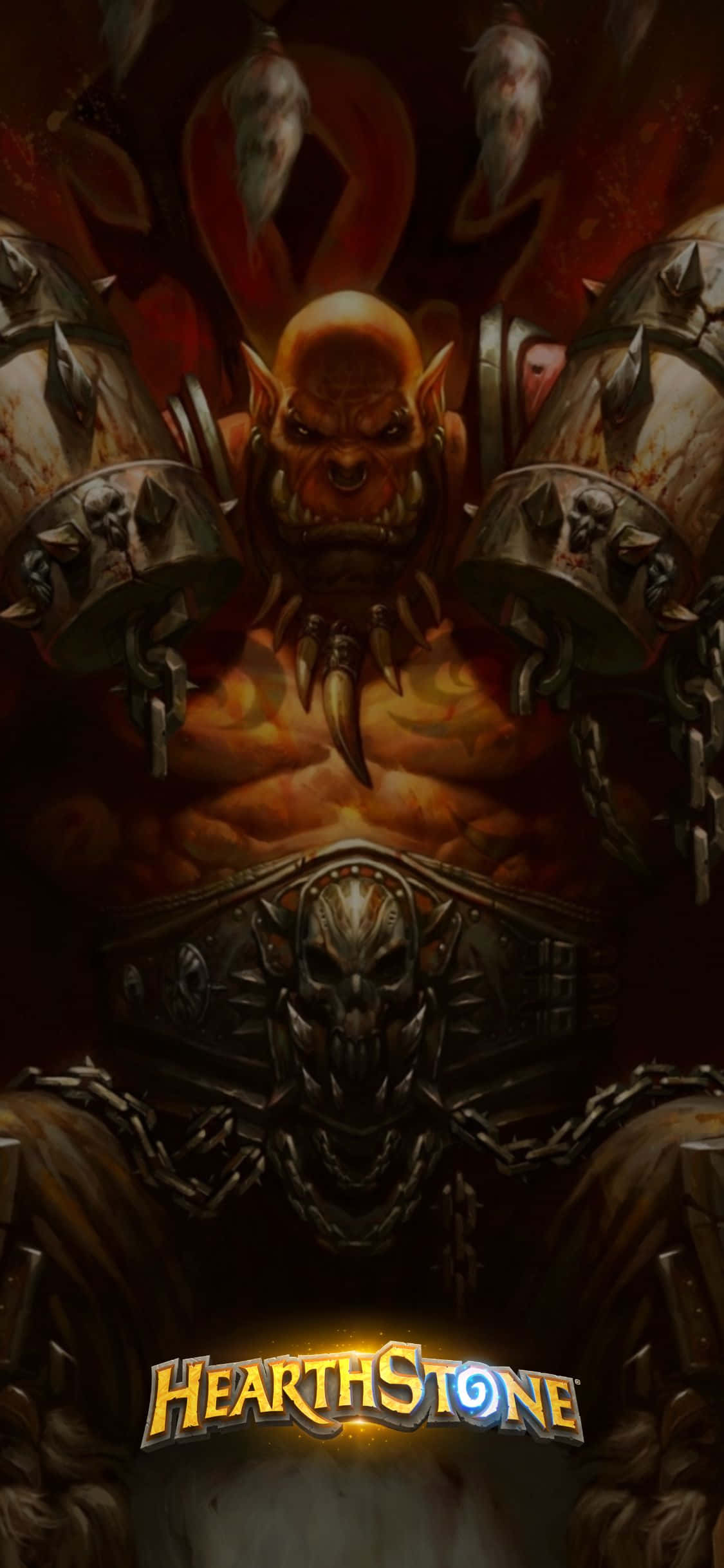 Garrosh Hellscream iPhone XS Hearthstone Duvar Kağıdı