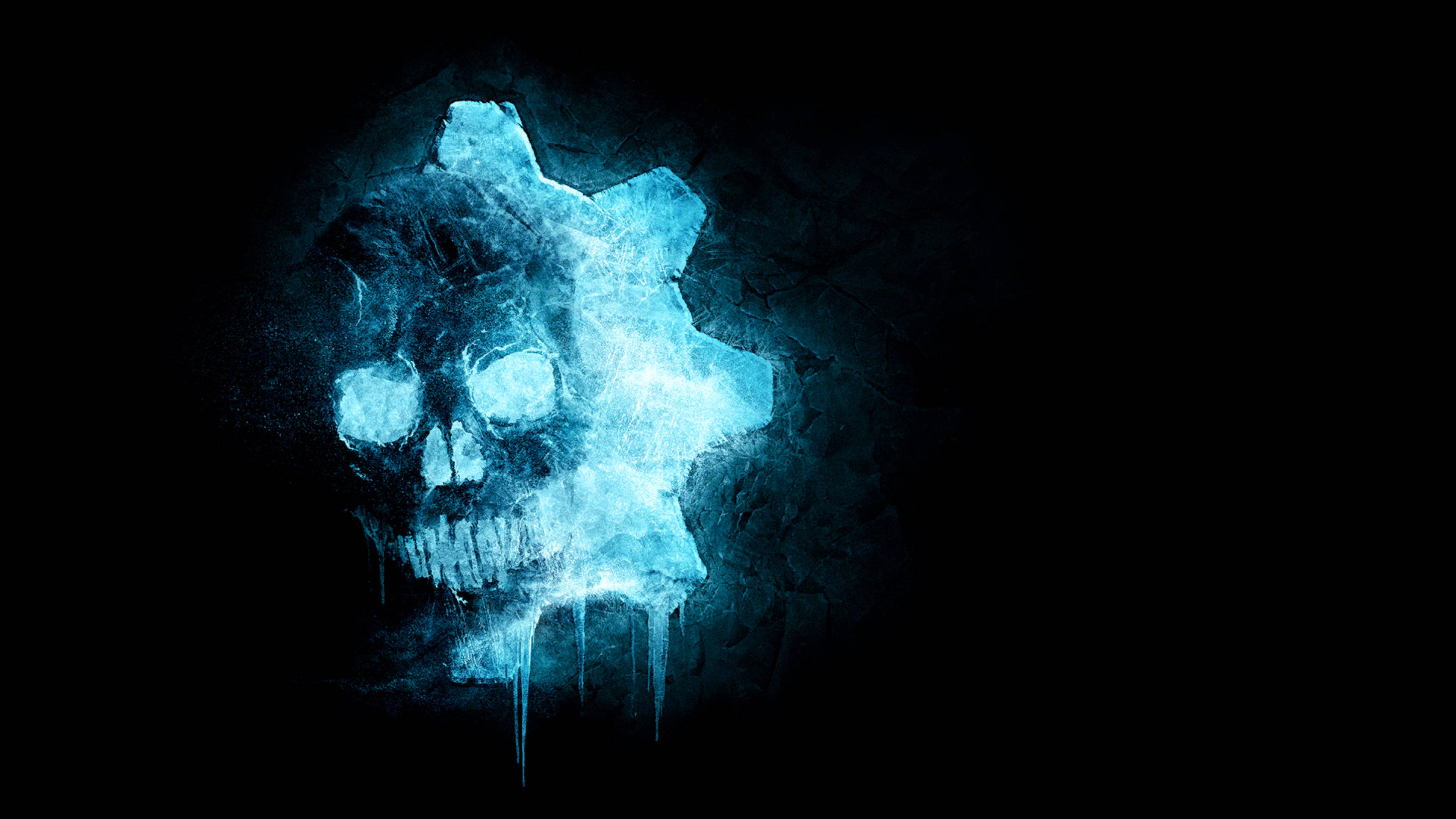 Gears 5 4K Mavi Kafatası Duvar Kağıdı
